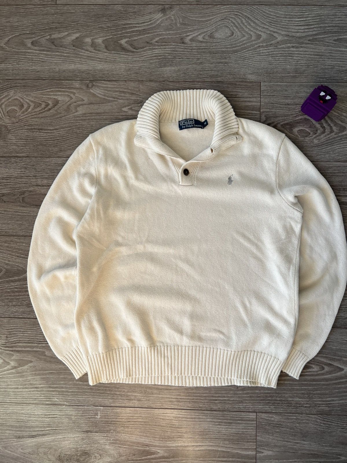 Polo Ralph Lauren Vintage Polo Ralph Lauren Embroidered Logo High Neck Sweater Size US M / EU 48-50 / 2 - 2 Thumbnail