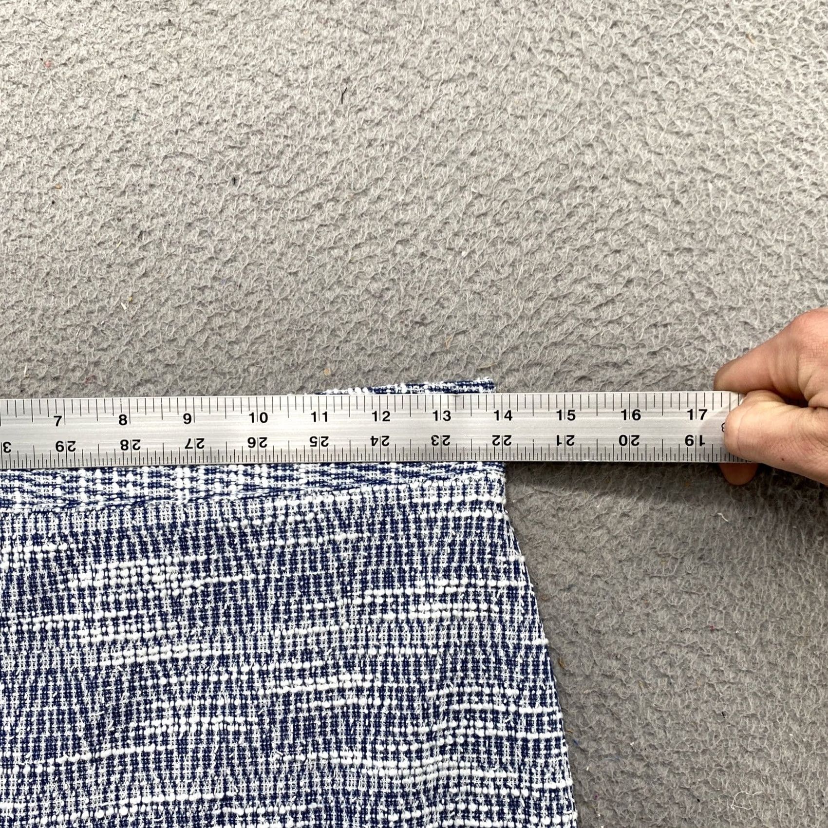 Banana Republic Banana Republic Womens Petite Blue White Straight & Pencil Skirt in Size 4P Business Casual Travel Party/Cocktail Formal Size 27" / US 4 / IT 40 - 4 Thumbnail