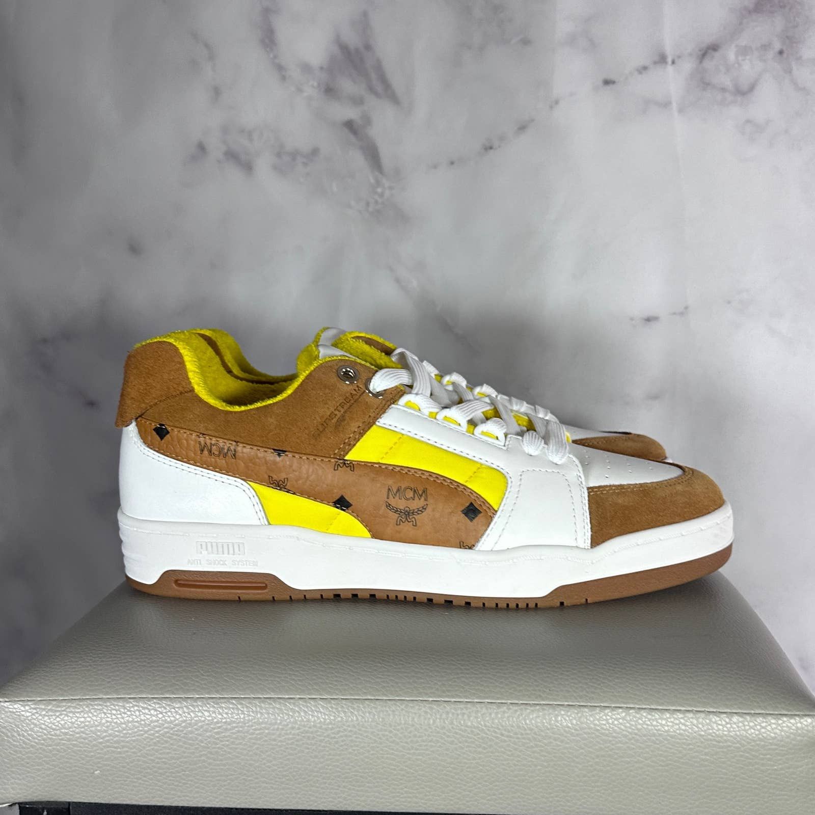 MCM × Puma Slipstream Low White/Yellow Size US 8 / EU 41 - 5 Thumbnail