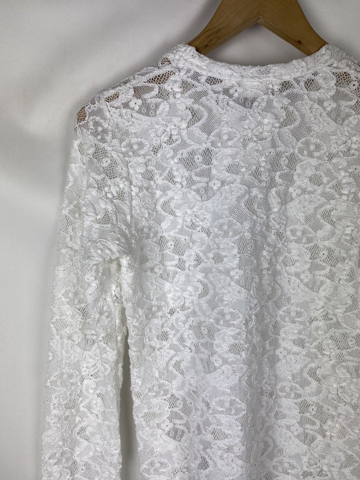 Comme des Garcons BNWT! Junya Watanabe Comme Des Garçons lace tunic blouse Size S / US 4 / IT 40 - 20 Thumbnail