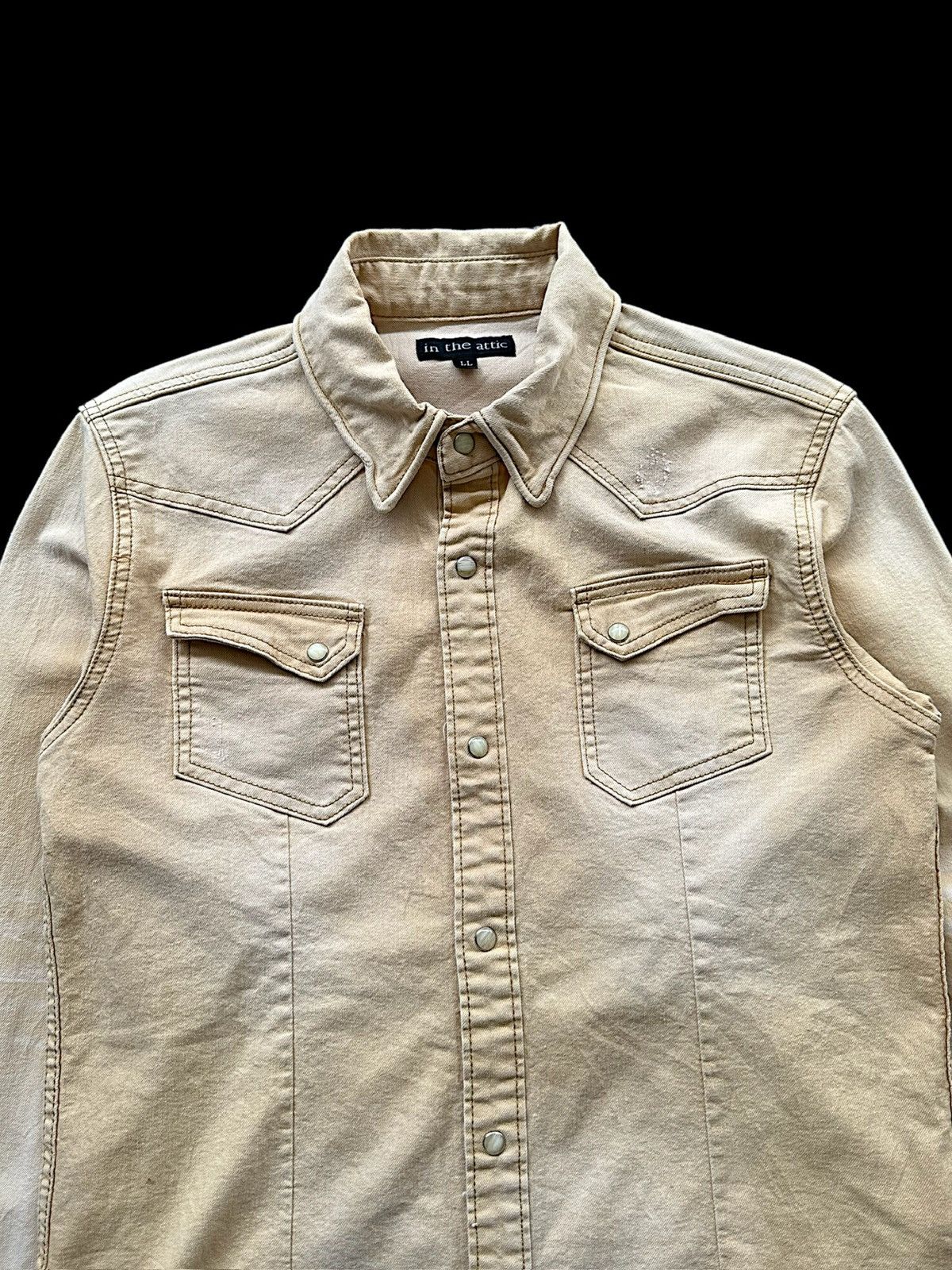 In The Attic 2010 - In The Attic snap button shirt Size US L / EU 52-54 / 3 - 4 Thumbnail