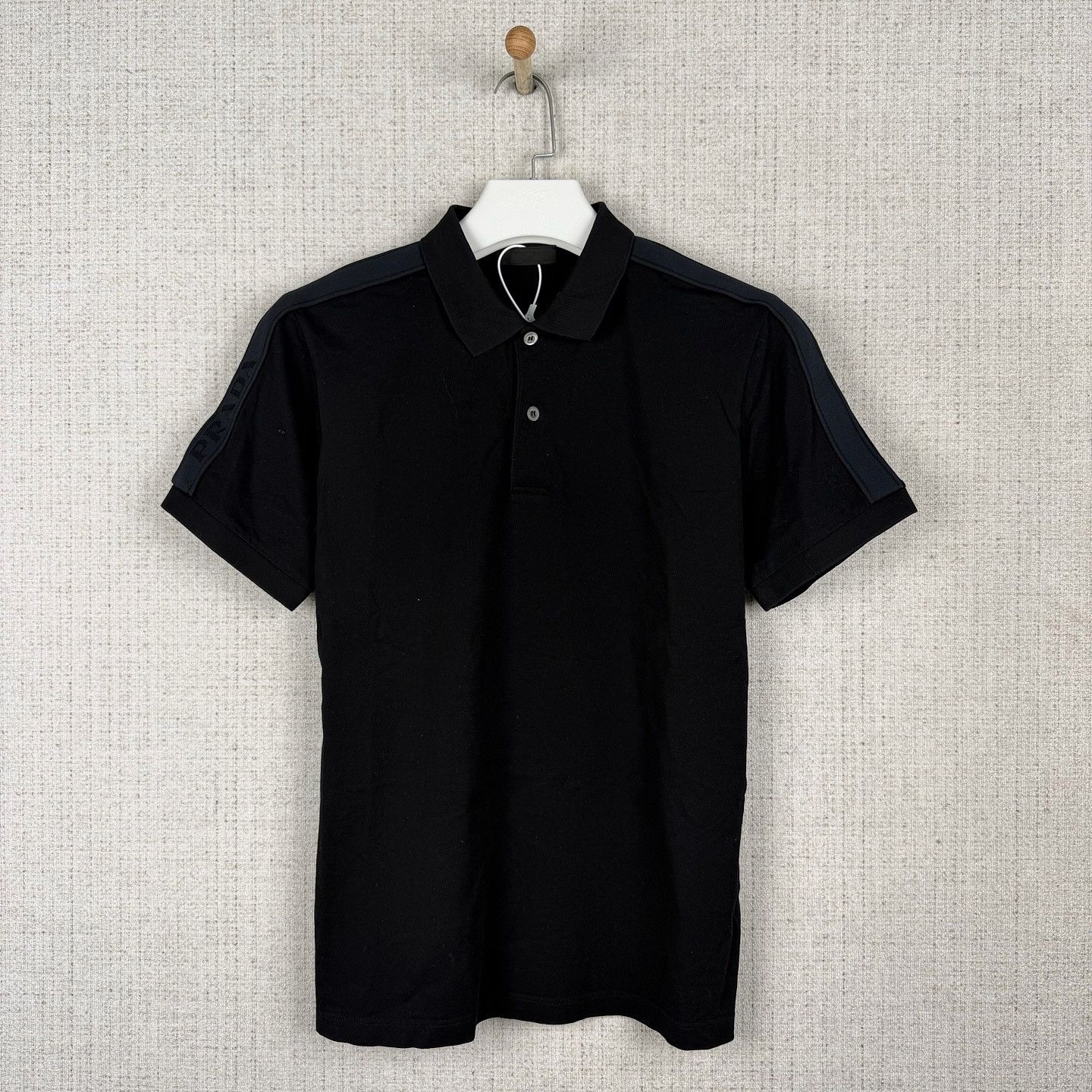 Prada Prada Piqué Polo Shirt Size M Size US M / EU 48-50 / 2 - 1 Thumbnail
