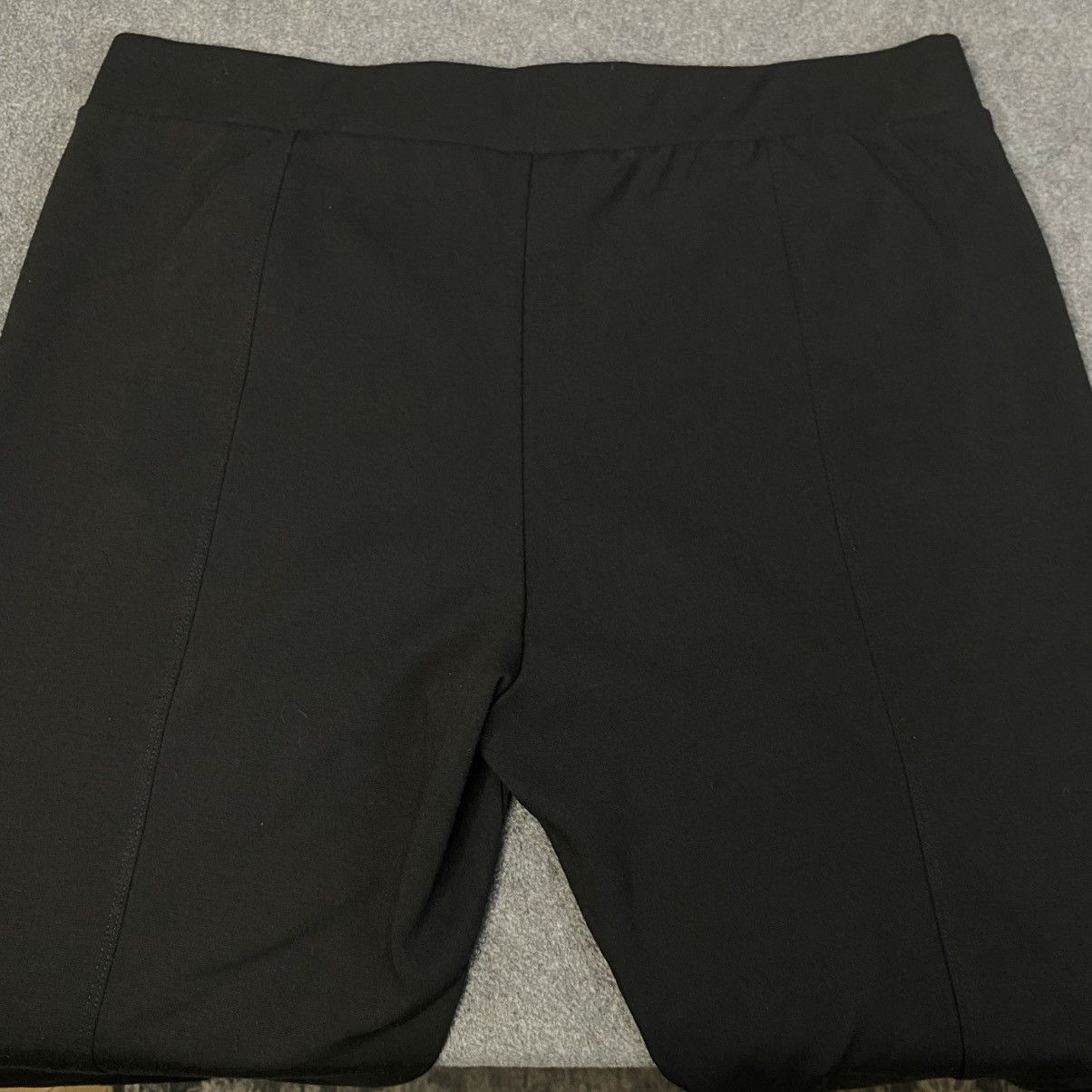 Apt. 9 Apt 9 Pull On Pants Womens Black Modern Fit Stretchy XL Size 37" - 5 Thumbnail
