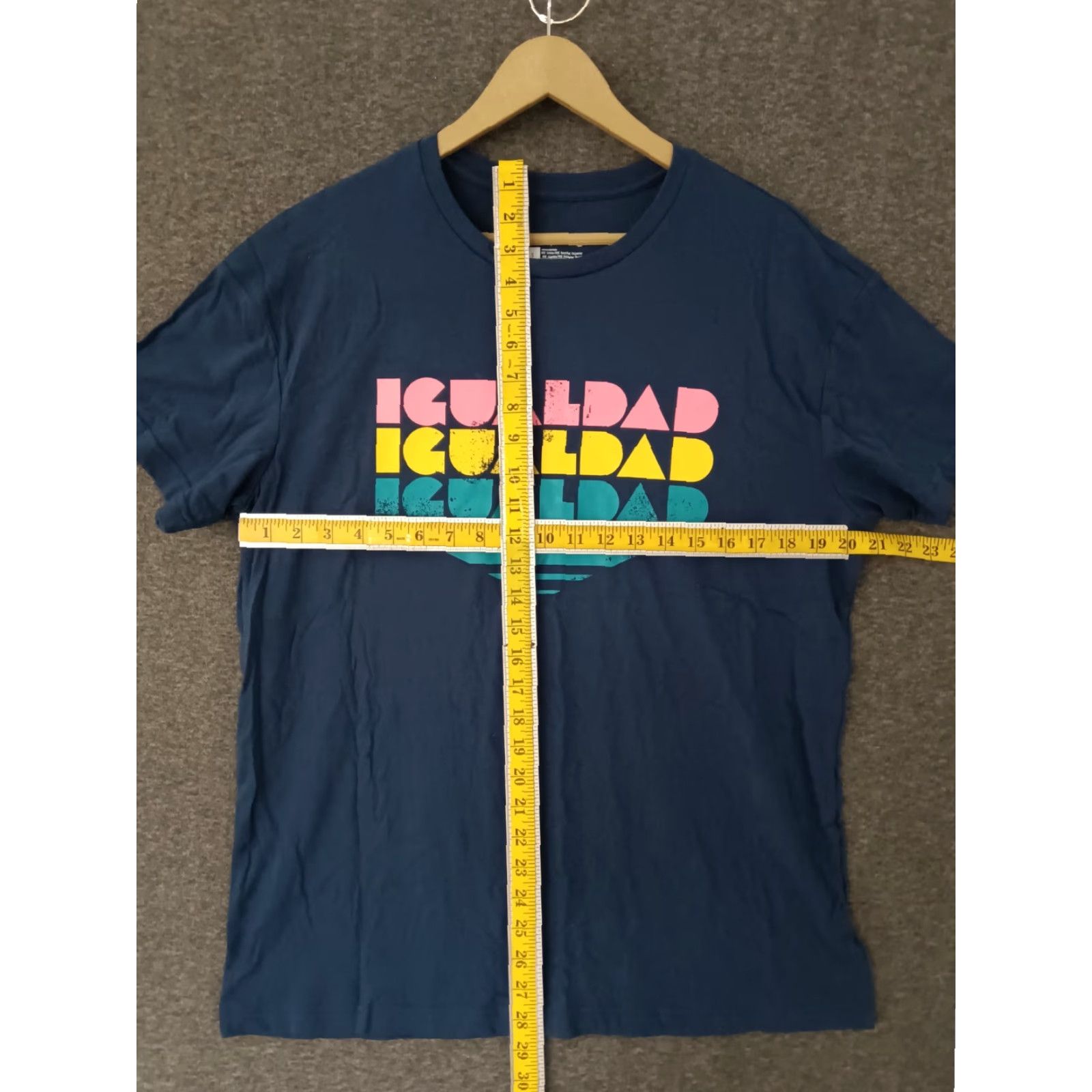 Vintage #takepride Adult IgualDaD Equality T-Shirt Blue S Shirt Unisex Adults XS-? Size US S / EU 44-46 / 1 - 4 Thumbnail