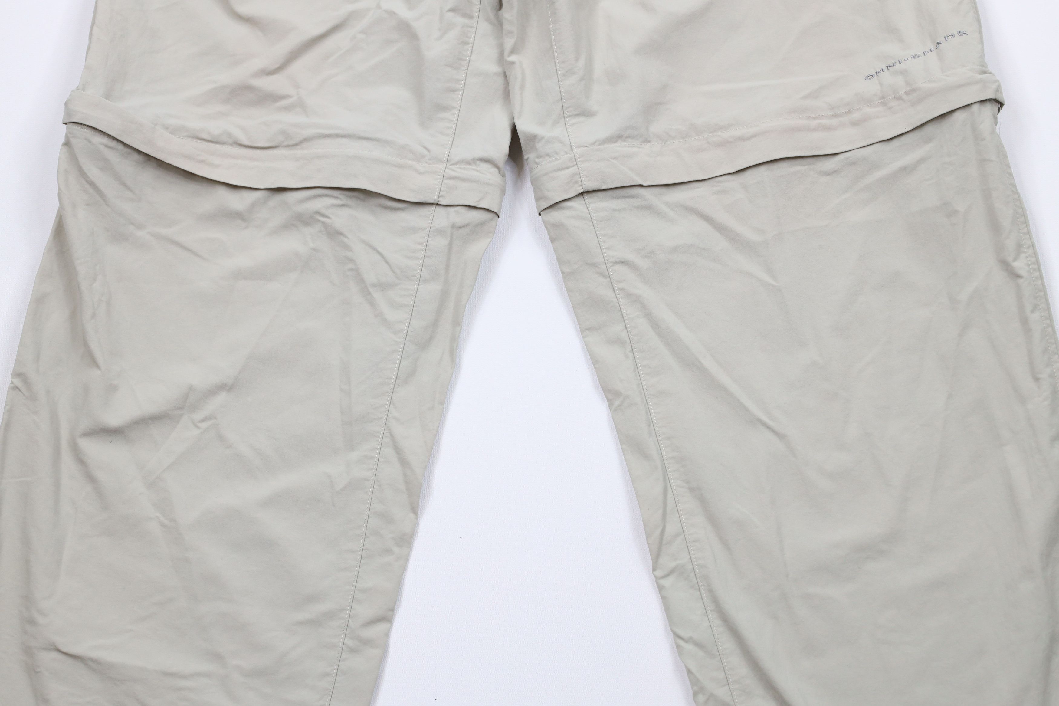 Columbia × Vintage Columbia PFG Lined Wide Leg Convertible Pants Shorts Beige Size US 34 / EU 50 - 3 Thumbnail