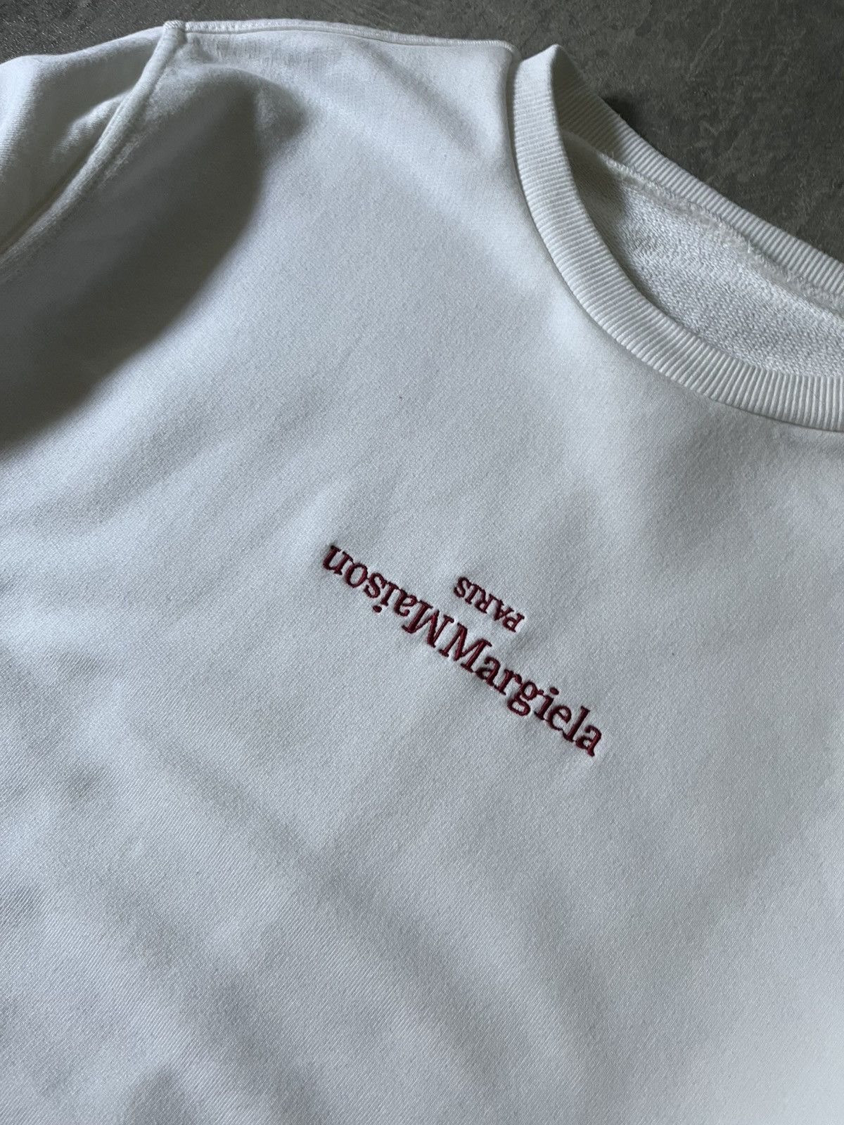 Maison Margiela Maison Margiela S/S 21 Upside-Down revers logo sweatshirt Size US M / EU 48-50 / 2 - 2 Thumbnail