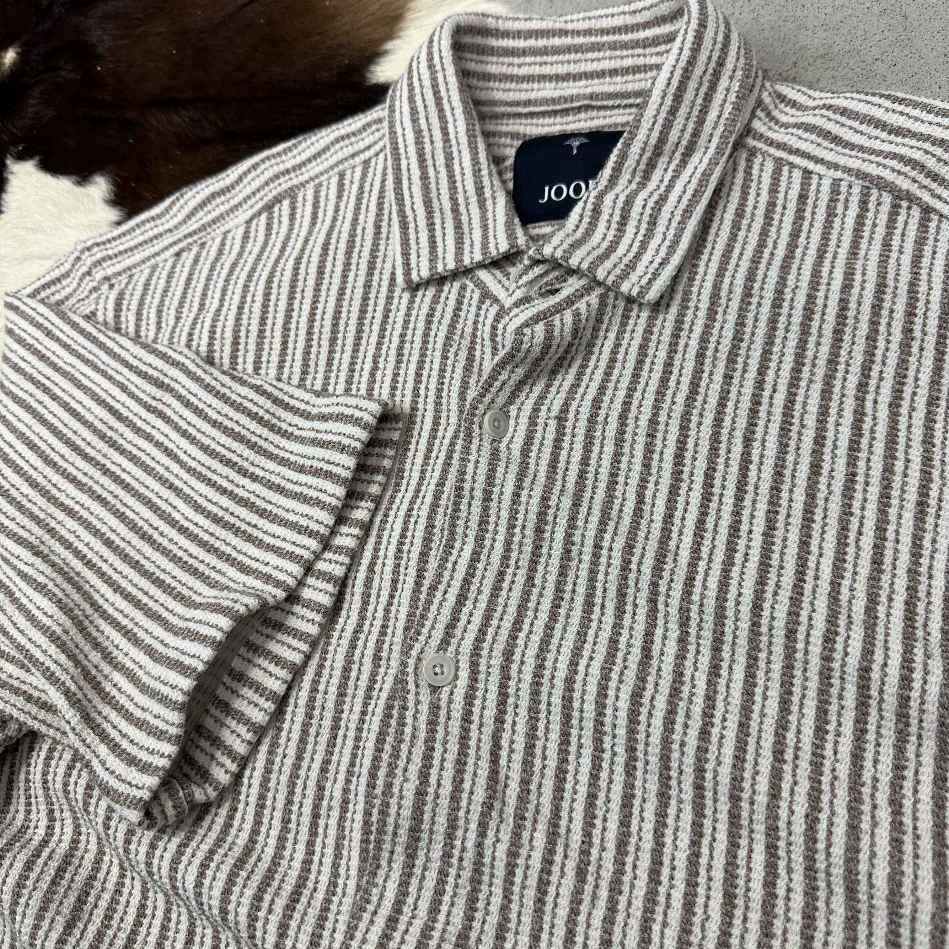 Joop! Vintage Streetwear Striped Joop! Knitted Shirt Y2K Size US L / EU 52-54 / 3 - 3 Thumbnail