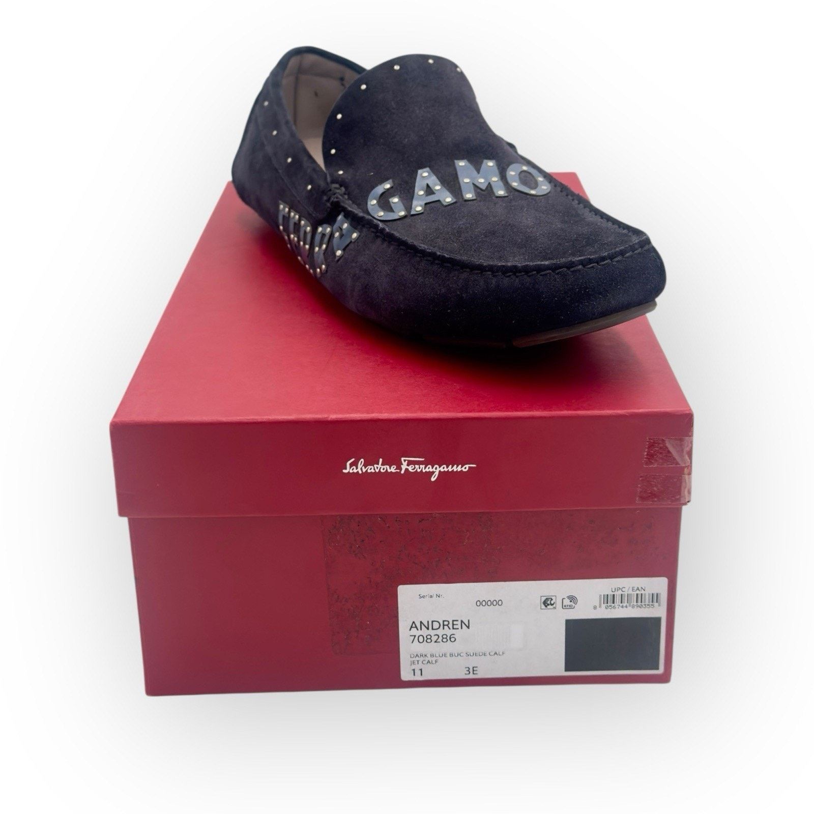 Salvatore Ferragamo Salvatore Ferragamo Mens Loafers $ 795 Marine Navy 11UK/12US Size US 12 / EU 45 - 2 Thumbnail