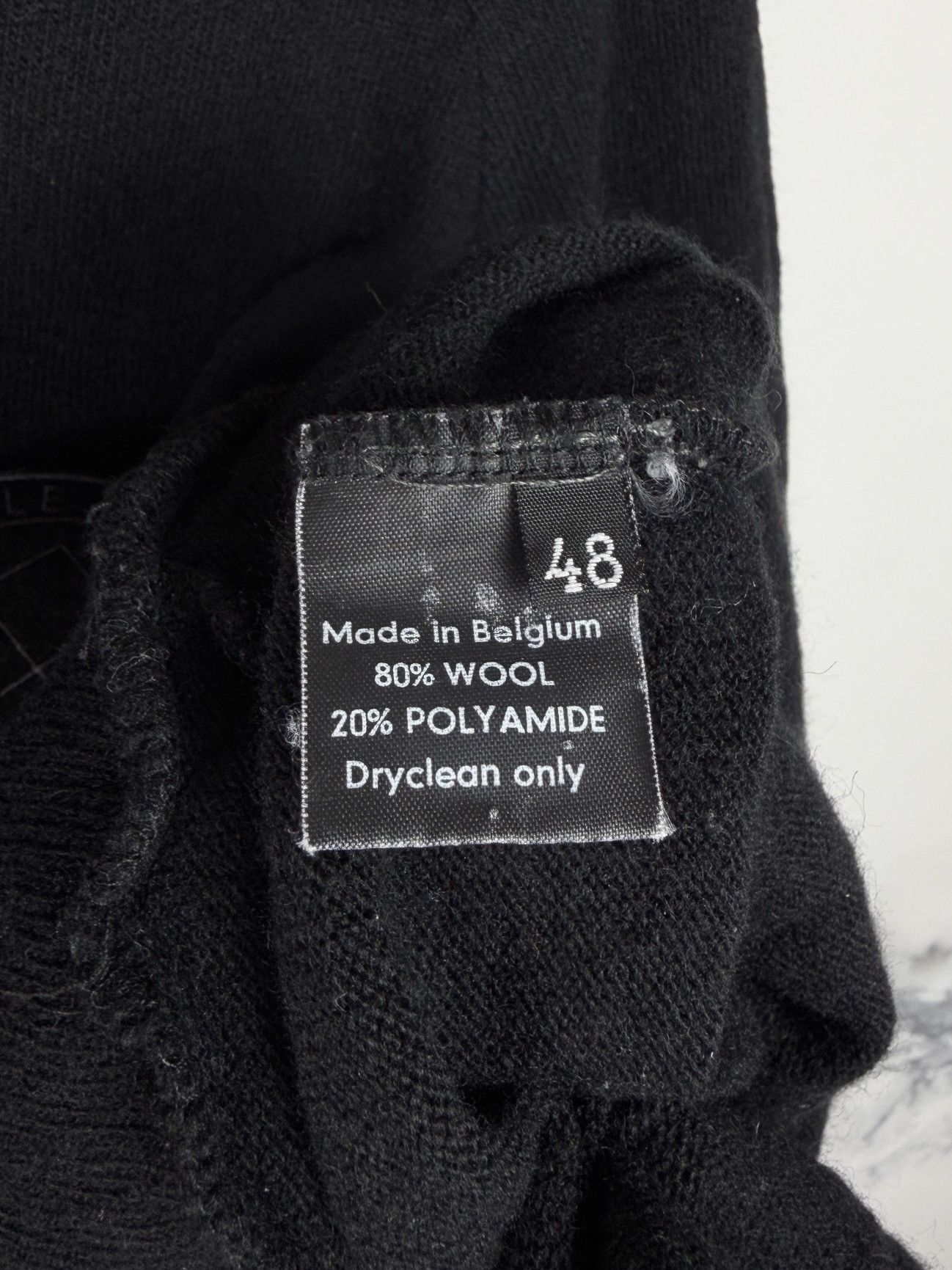 Raf Simons AW00 Raf Simons Confusion Hydesville Castle Wool Knit Hoodie Size US M / EU 48-50 / 2 - 7 Thumbnail