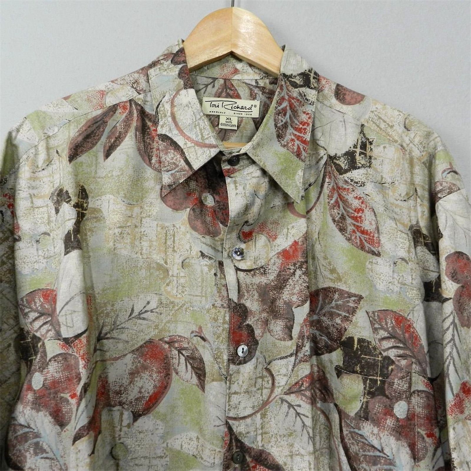 Tori Richard Vintage Tori Richard Size XL Hawaiian Shirt Cotton Lawn Size US XL / EU 56 / 4 - 3 Thumbnail