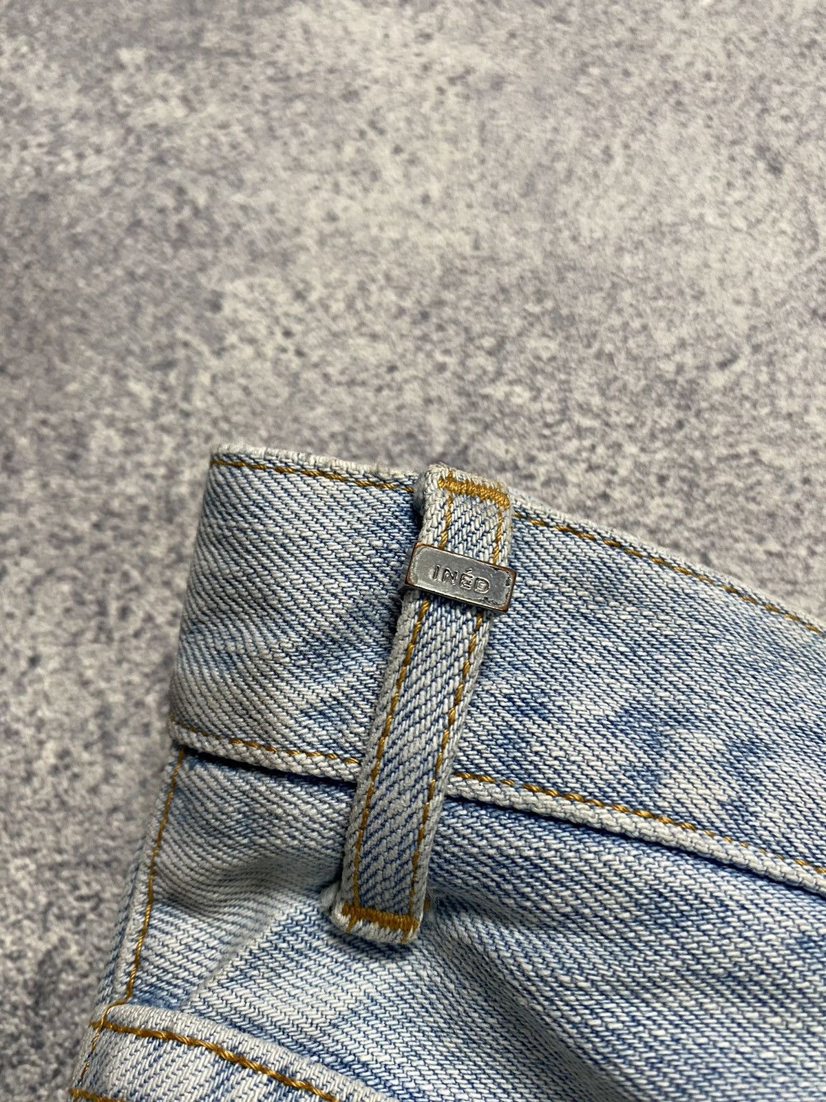 Yohji Yamamoto Vintage Ined Homme by Yohji Yamamoto Denim Flare Pant Size US 30 / EU 46 - 8 Thumbnail