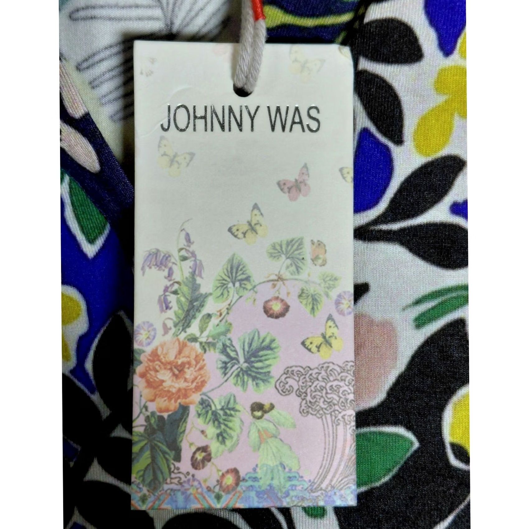 Johnny Was Johnny Was Floral Print Top Blouse Short Sleeve Collared Women L Multicolor NWT Size L / US 10 / IT 46 - 4 Thumbnail