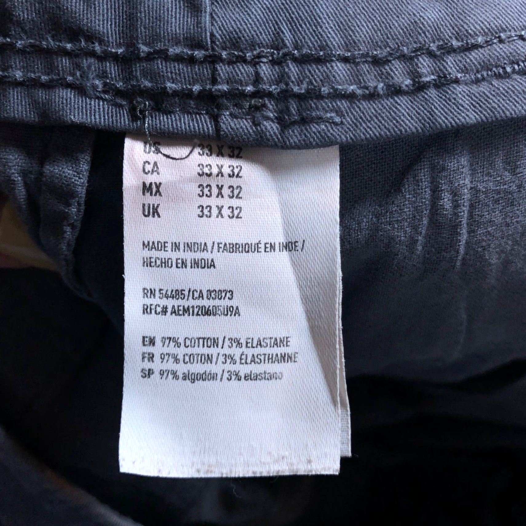 American Eagle Outfitters American Eagle Outfitters Mens Jeans Gray Denim Original Straight 33x32 Size US 33 - 6 Thumbnail