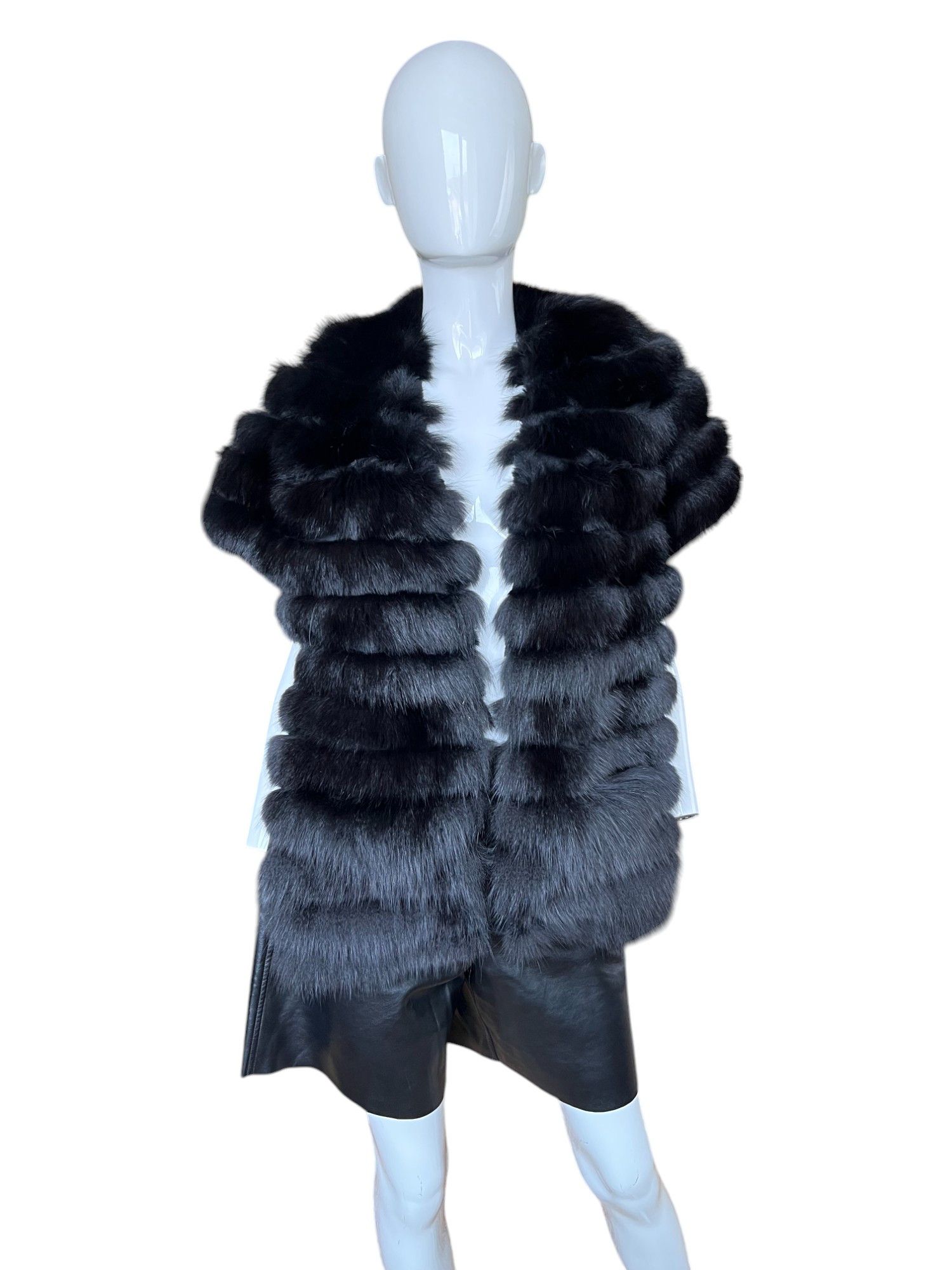 Takeshy Kurosawa Fur vest Size S / US 4 / IT 40 - 1 Thumbnail