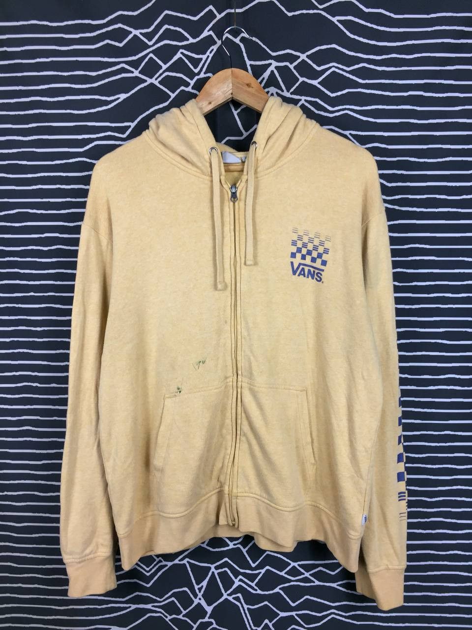 Vans Vans Off The Wall Checkerboard Logo Zipper Hoodie Size US XL / EU 56 / 4 - 1 Thumbnail