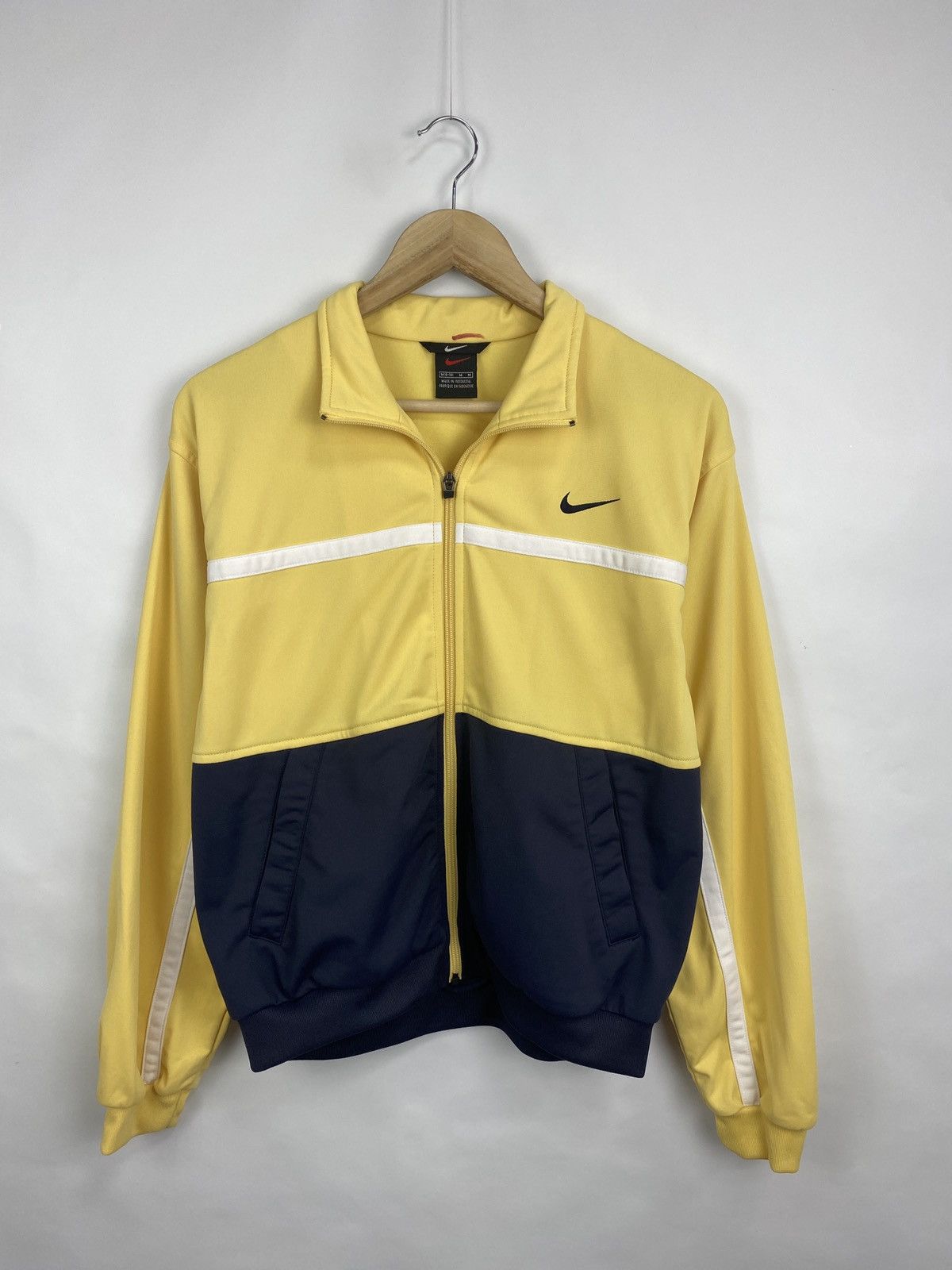 Nike 🇺🇸 Vintage 90s Nike Tennis Athletic Zip Hoodie Rare Retro Y2K Size US S / EU 44-46 / 1 - 3 Thumbnail