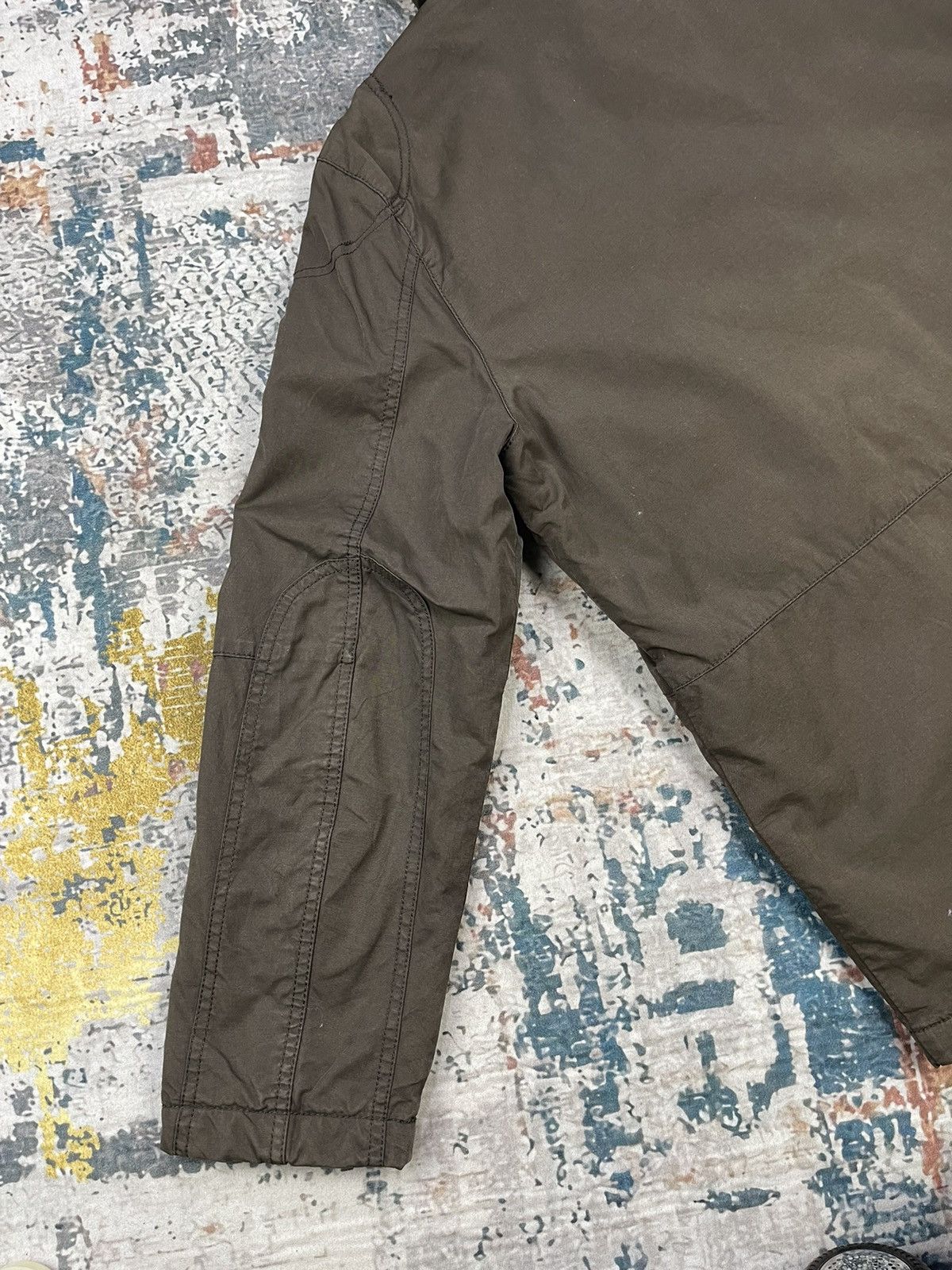 Gap GAP Padded Waxed Deck Coat Dark Olive Fall 13 Size US XL / EU 56 / 4 - 7 Thumbnail