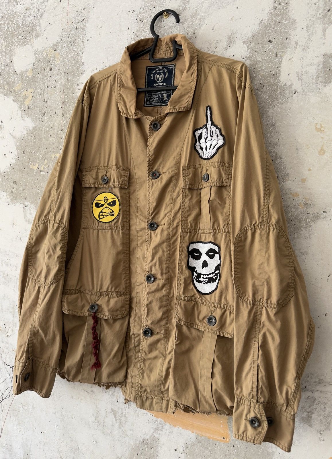 Misfits EPC PatchWork Big Logo Hard Core Custom Crazy Jacket Misfits Size US L / EU 52-54 / 3 - 4 Thumbnail