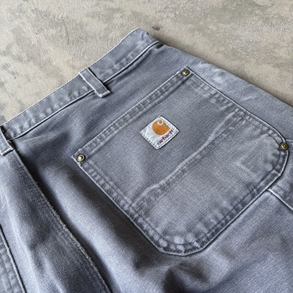 Carhartt double knee carhartt 90’s grey pant made in usa Size US 34 / EU 50 - 7 Thumbnail