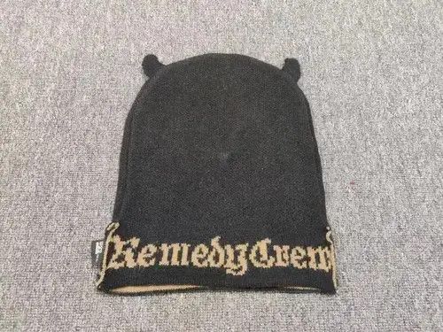 Other Custom Produced Flip Down Beanie Mask Hat Black Size ONE SIZE - 4 Thumbnail