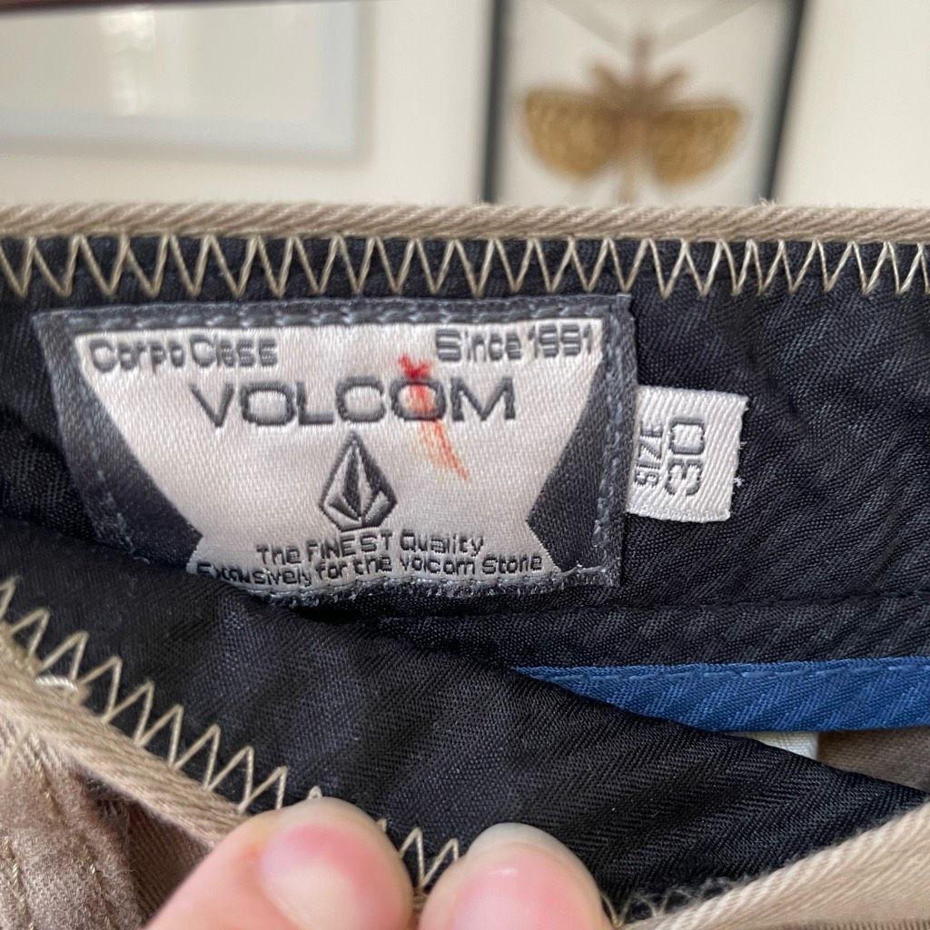 Volcom Volcom Taupe Tan Twill Shorts 30 x 9.5 Size US 30 / EU 46 - 6 Thumbnail