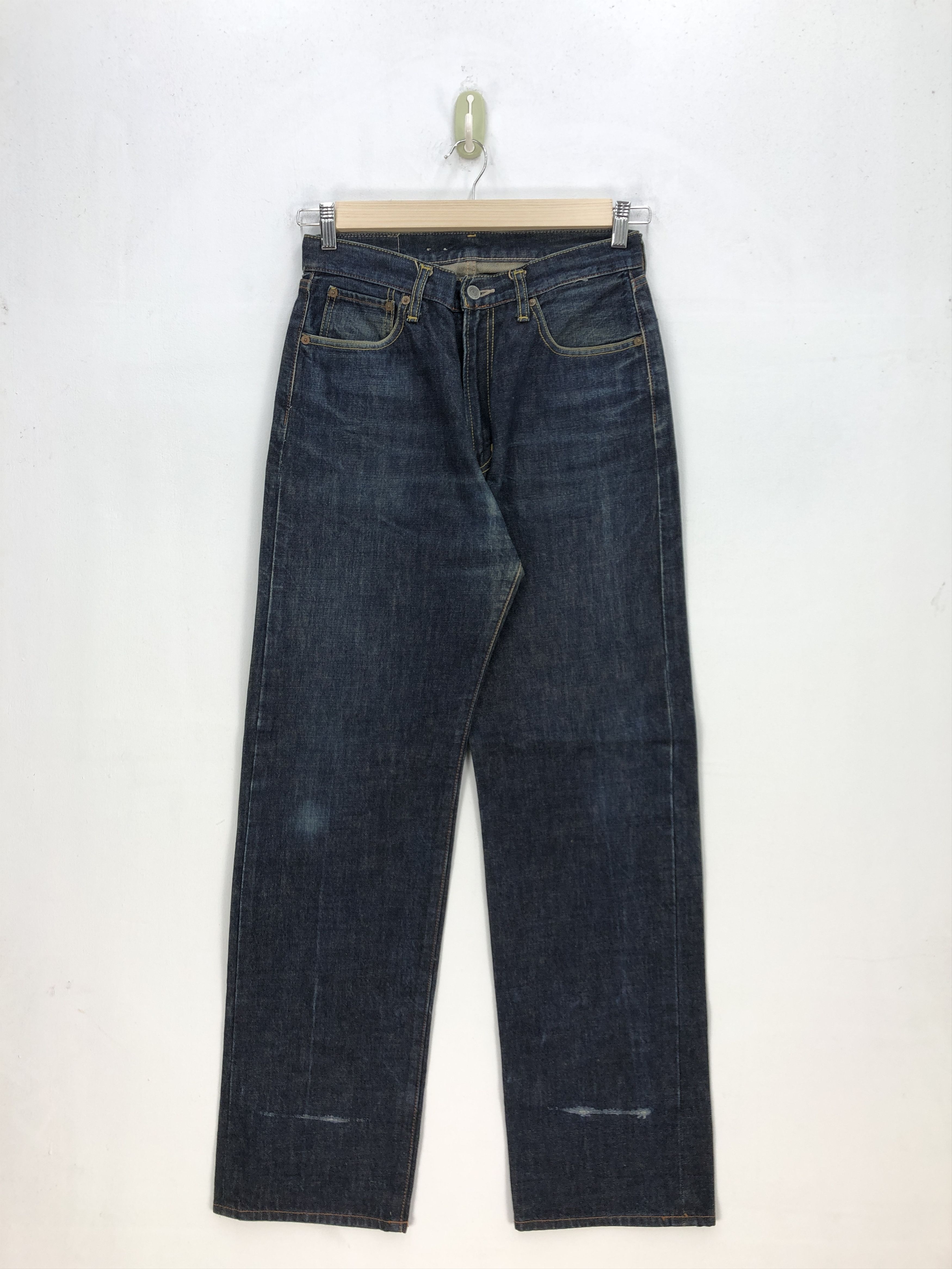 Japanese Brand Vintage 90s JPN Selvedge Jeans Japanese Redline 56789 Size 28" / US 6 / IT 42 - 1 Thumbnail