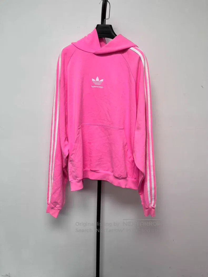 Balenciaga Balenciaga Logo Letter Hooded Loose Long Sleeve Sweatshirt Size US M / EU 48-50 / 2 - 1 Thumbnail