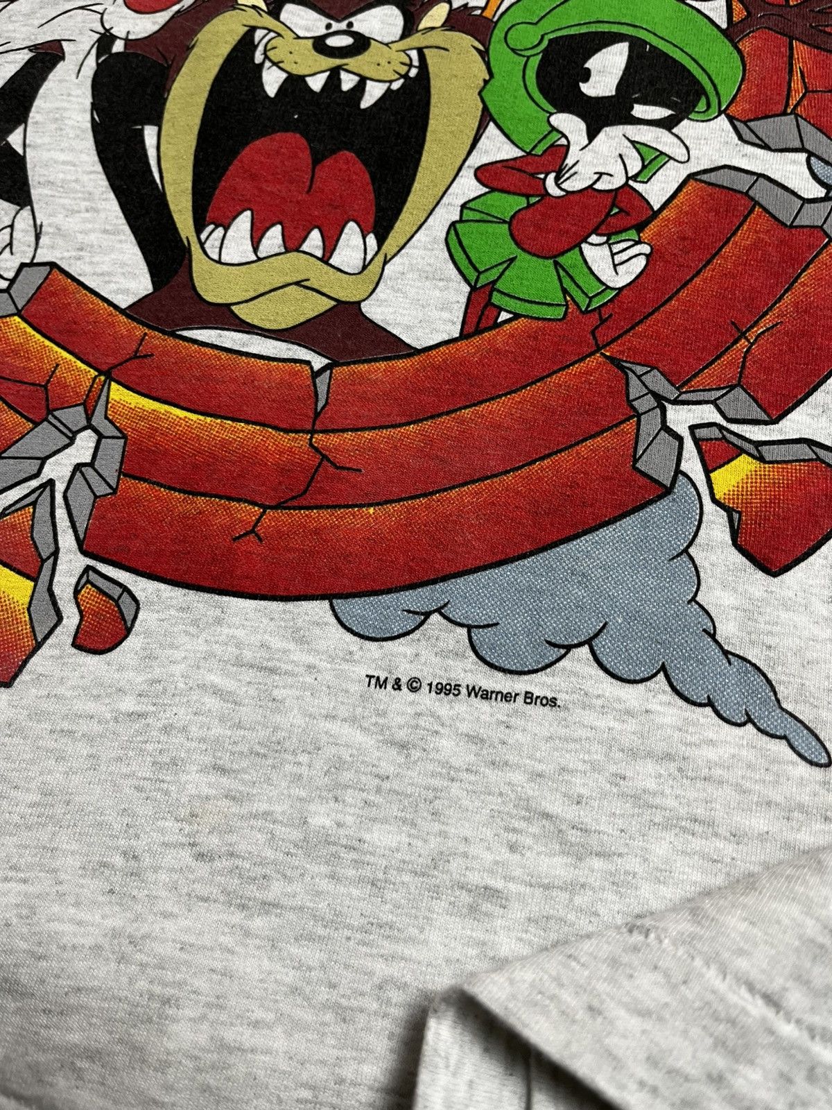 Vintage RARE 1995 Looney Tunes Group Photo Graphic Shirt Size US M / EU 48-50 / 2 - 4 Thumbnail