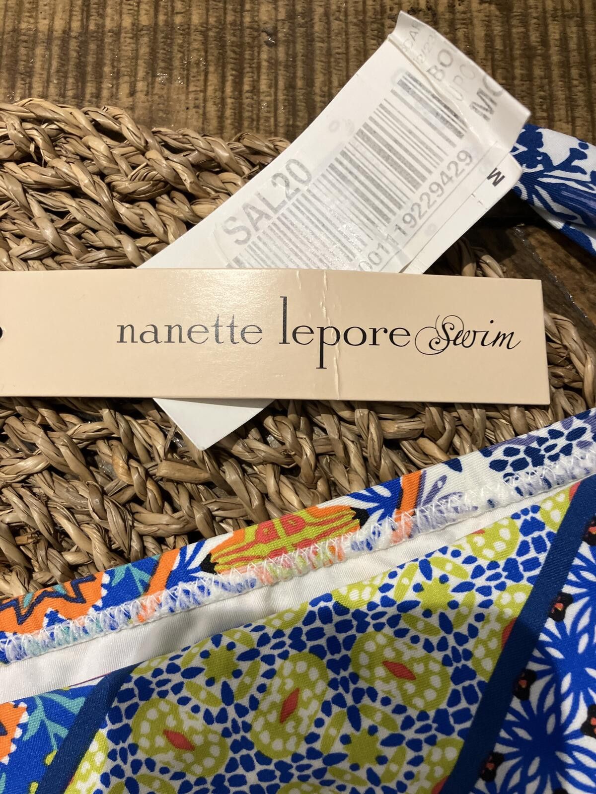 Other NWT Nanette Lepore Bikini Bottom with Colorful Tile Print Size ONE SIZE - 2 Thumbnail