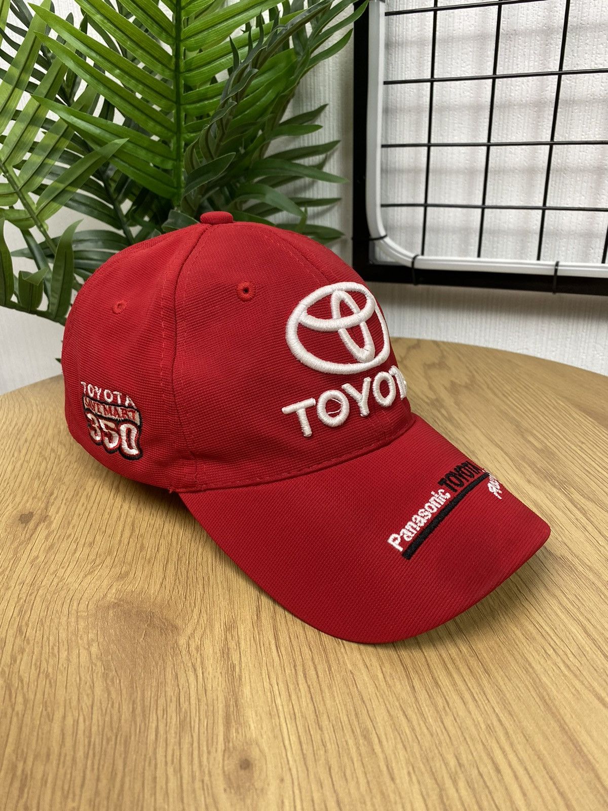 Vintage Vintage Toyota Panasonic Racing Hat F1 Cap Formula Uno OS Size ONE SIZE - 3 Thumbnail