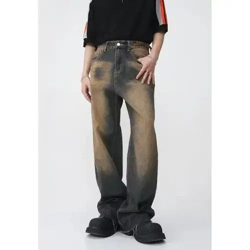 Japanese Brand Gradient Wash Blue Denim Jeans Size US 32 / EU 48 - 6 Thumbnail