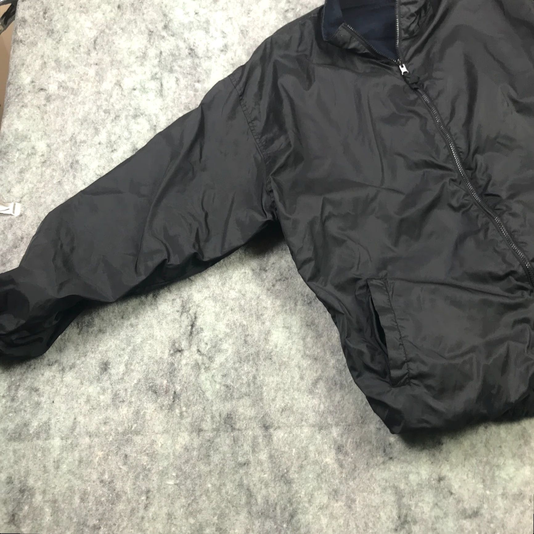 Vintage Outright Mens Jacket XL Blue Black Full Zip Reversable Oversized Casual Wear Size US XL / EU 56 / 4 - 6 Thumbnail