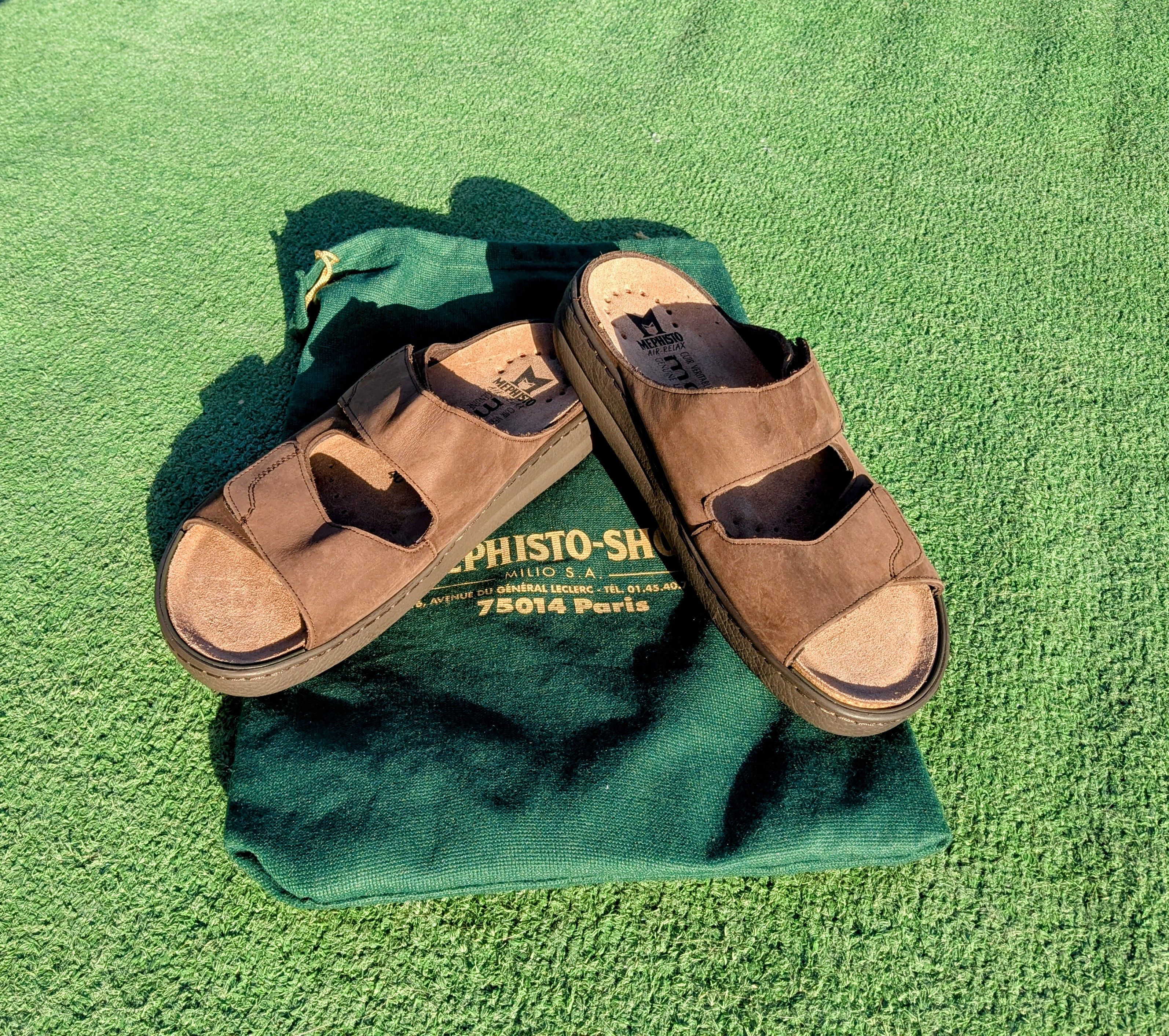 Mephisto Mephisto Air-Relax Mobils Leather Comfort Sandal Slide Shoes Size US 9.5 / IT 39.5 - 1 Thumbnail