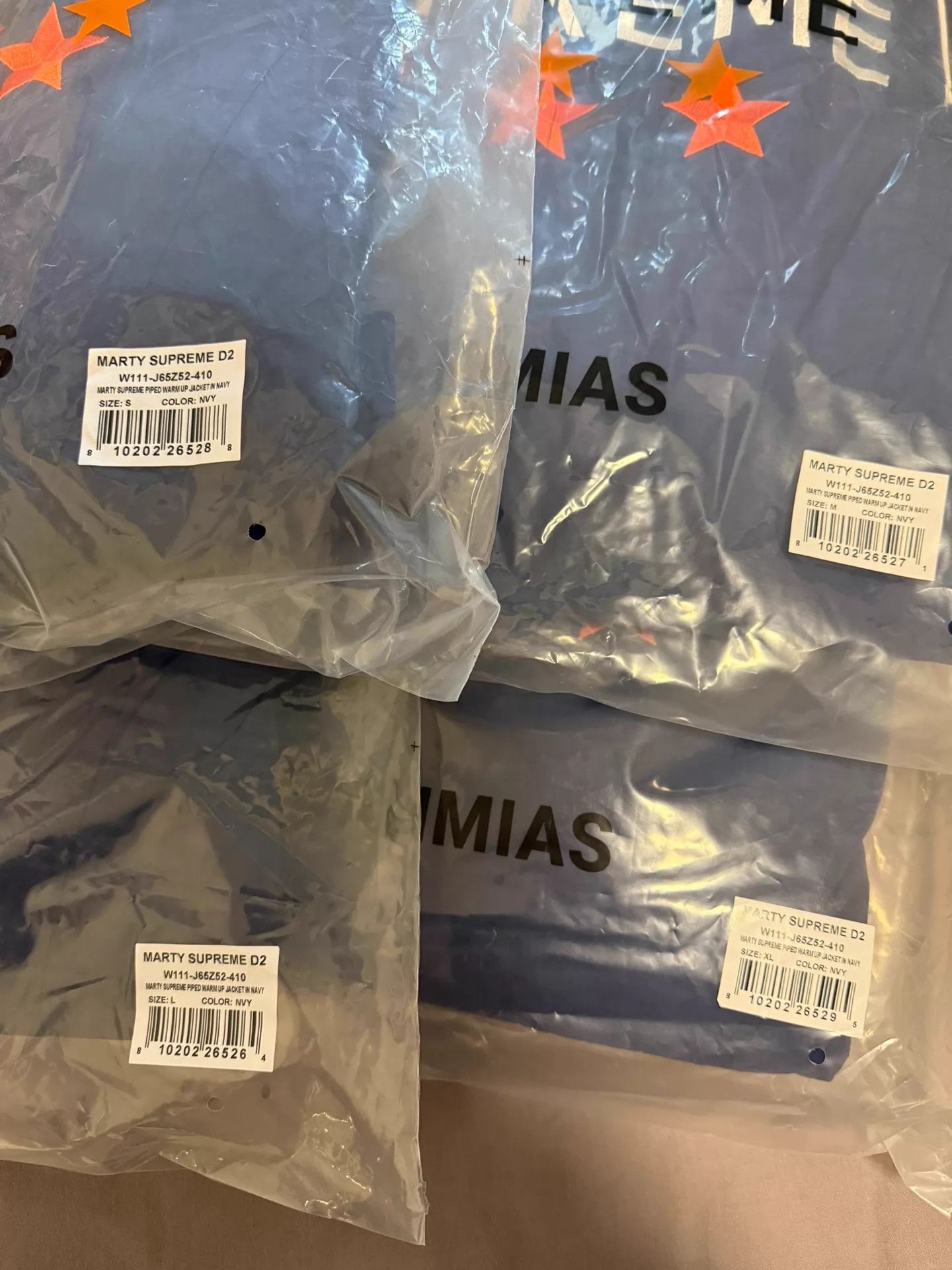 Other Marty Supreme Nahmias a24 WarmUp Jacket Multicolor New Size US S / EU 44-46 / 1 - 3 Thumbnail