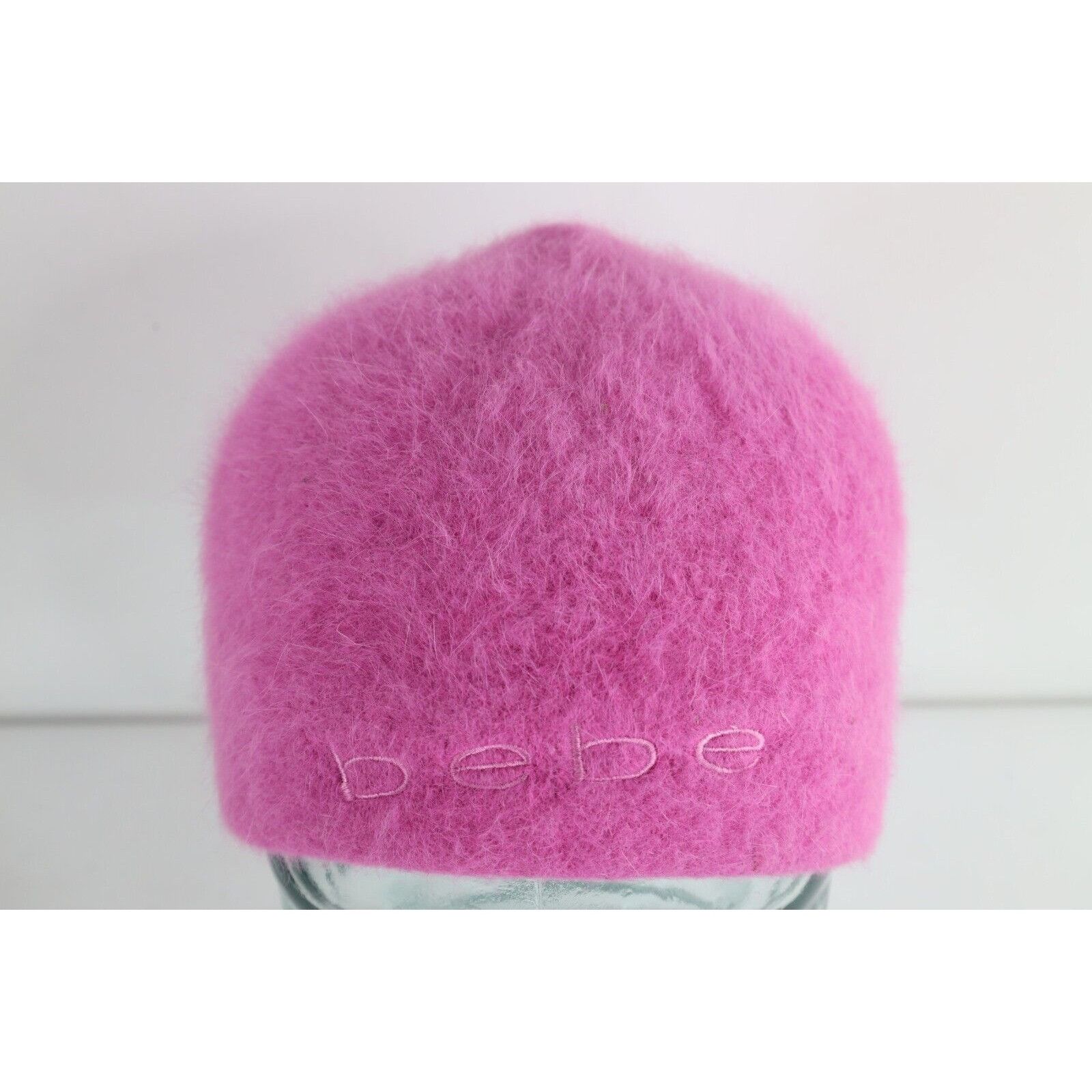 Bebe × Vintage Vintage 90s Y2K Bebe Sport Babydoll Angora Shag Fuzzy Beanie Size ONE SIZE - 1 Thumbnail