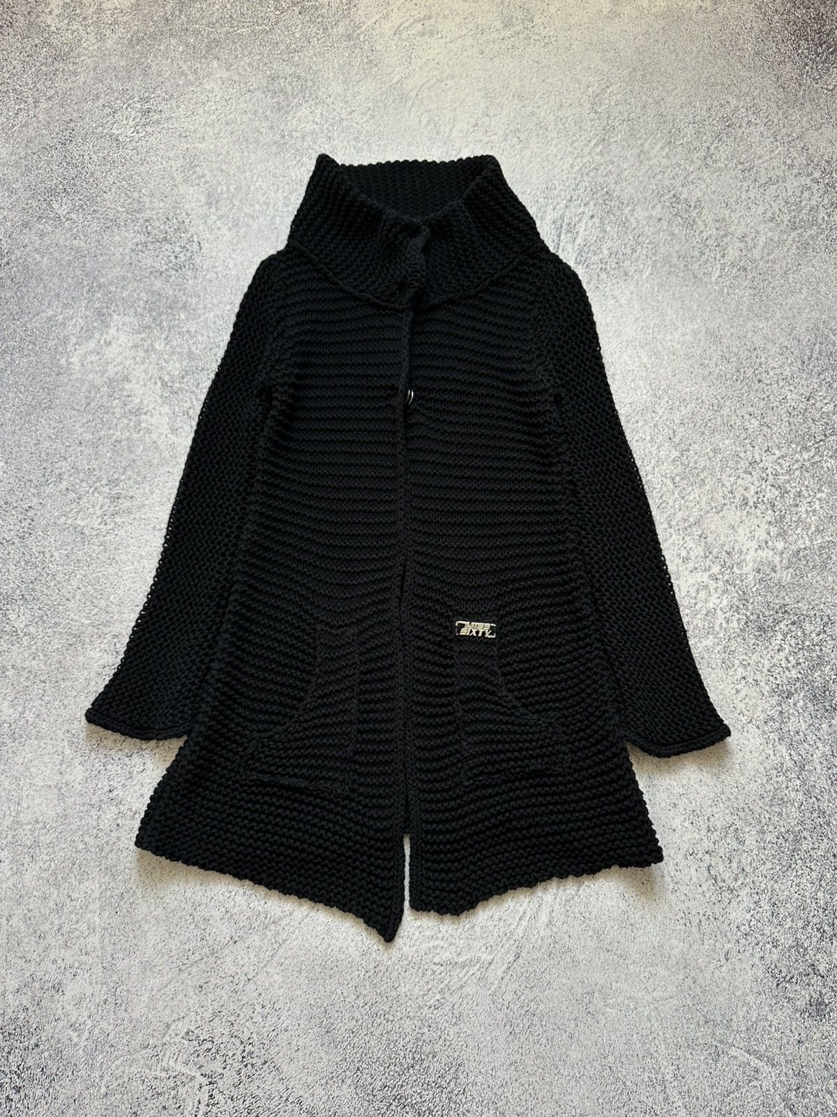 Miss Sixty Vintage Miss Sixty Cable Knit Coat Sexy y2k Awant Garde Size S / US 4 / IT 40 - 7 Thumbnail