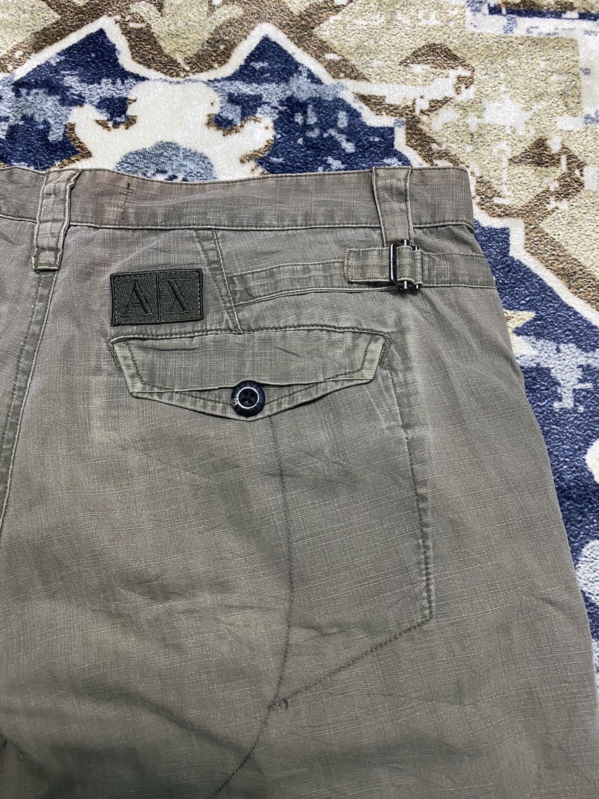 Armani Exchange × Vintage Vintage armani exchange cargo short pant Size US 34 / EU 50 - 6 Thumbnail