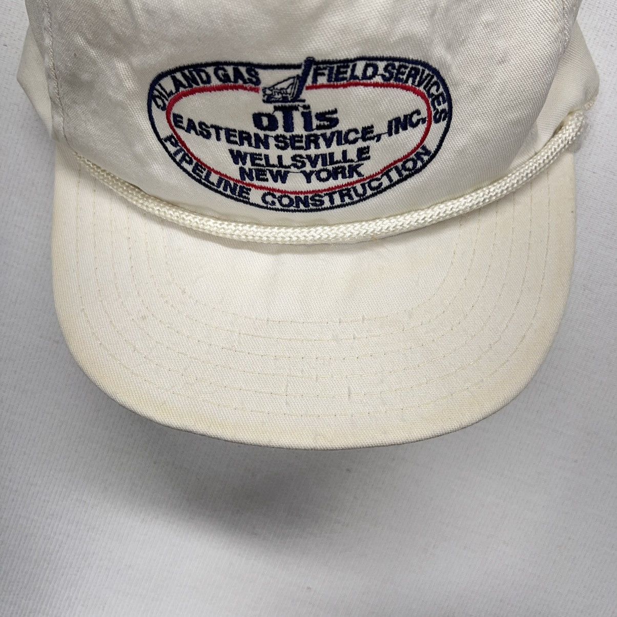 Vintage VTG Construction Hat Strap Back Oil Field Machine Pipeline Size ONE SIZE - 4 Thumbnail