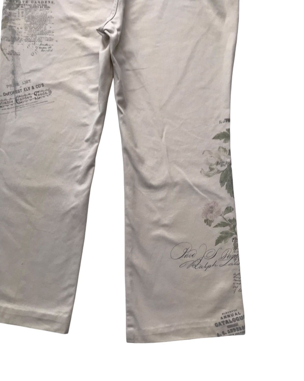 Ralph Lauren Vintage Womens Ralph Lauren Jeans Co Flared Floral Pants Size 37" - 14 Thumbnail
