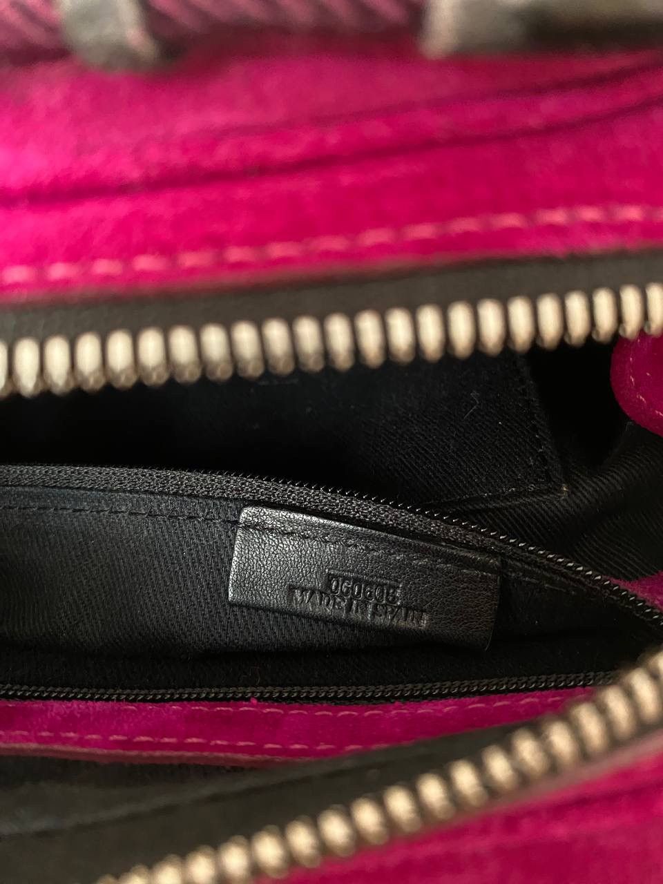 Loewe Loewe Suede Shoulder Bag Pink Size ONE SIZE - 13 Thumbnail