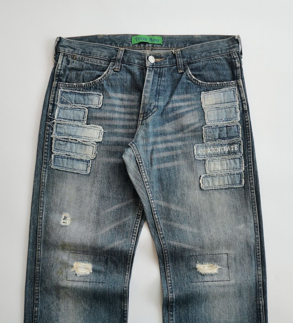 Kapital Texas Rose Patchwork Detailed Concentrate Distressed Jeans Size US 32 / EU 48 - 4 Thumbnail