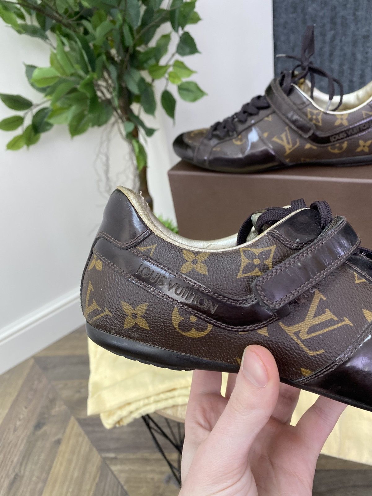 Louis Vuitton Vintage Louis Vuitton Brown Monogram Sneakers Size US 8.5 / IT 38.5 - 5 Thumbnail