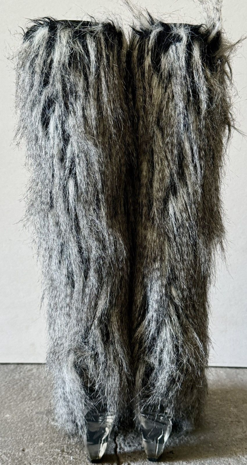 Chanel Chanel - FW2010 - Faux Fur Fantasy -Yeti Boots -Icicle Heels Size US 7 / IT 37 - 5 Thumbnail