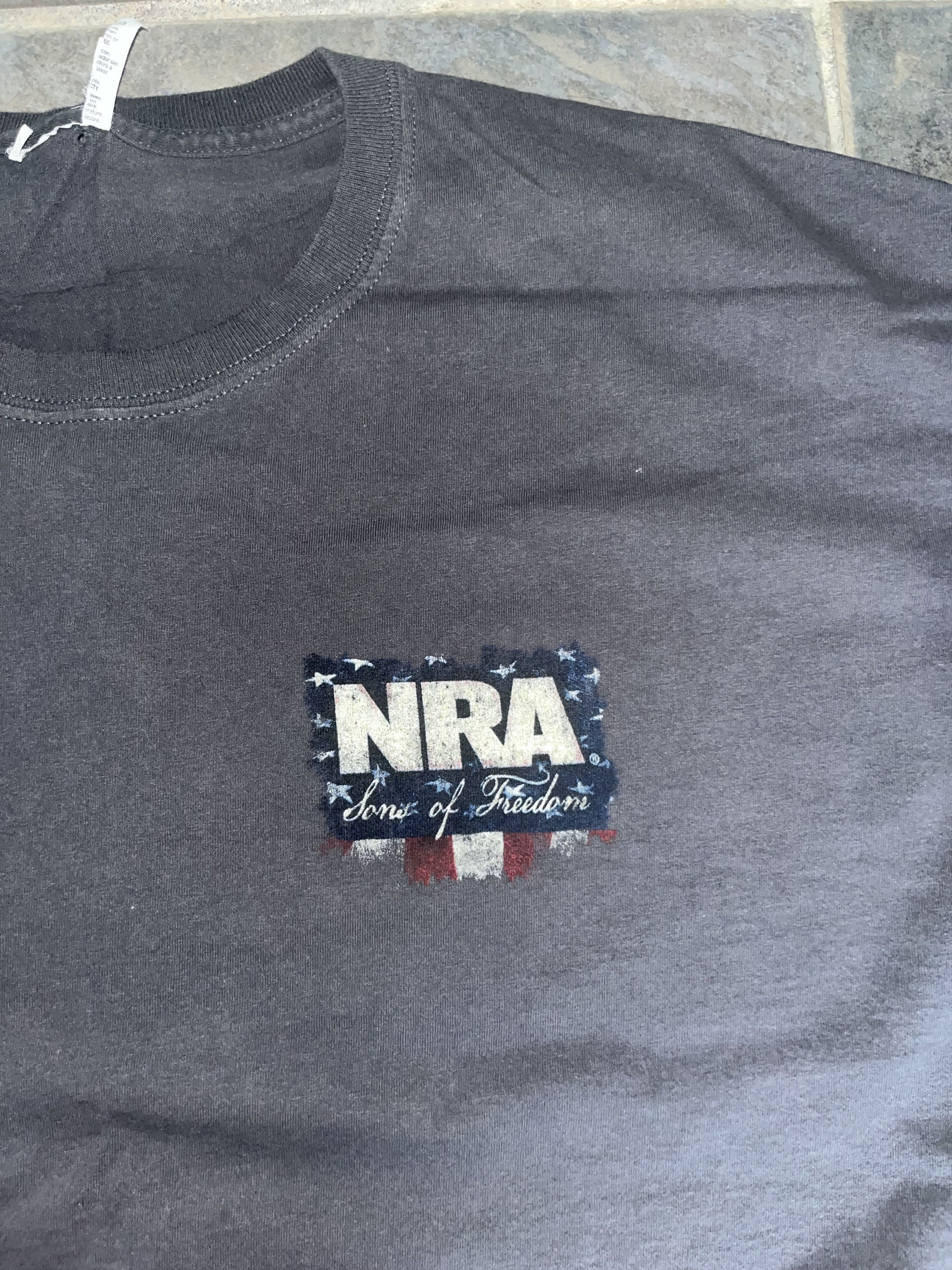 Vintage NRA "Sons of Freedom" T-shirt Size US L / EU 52-54 / 3 - 4 Thumbnail