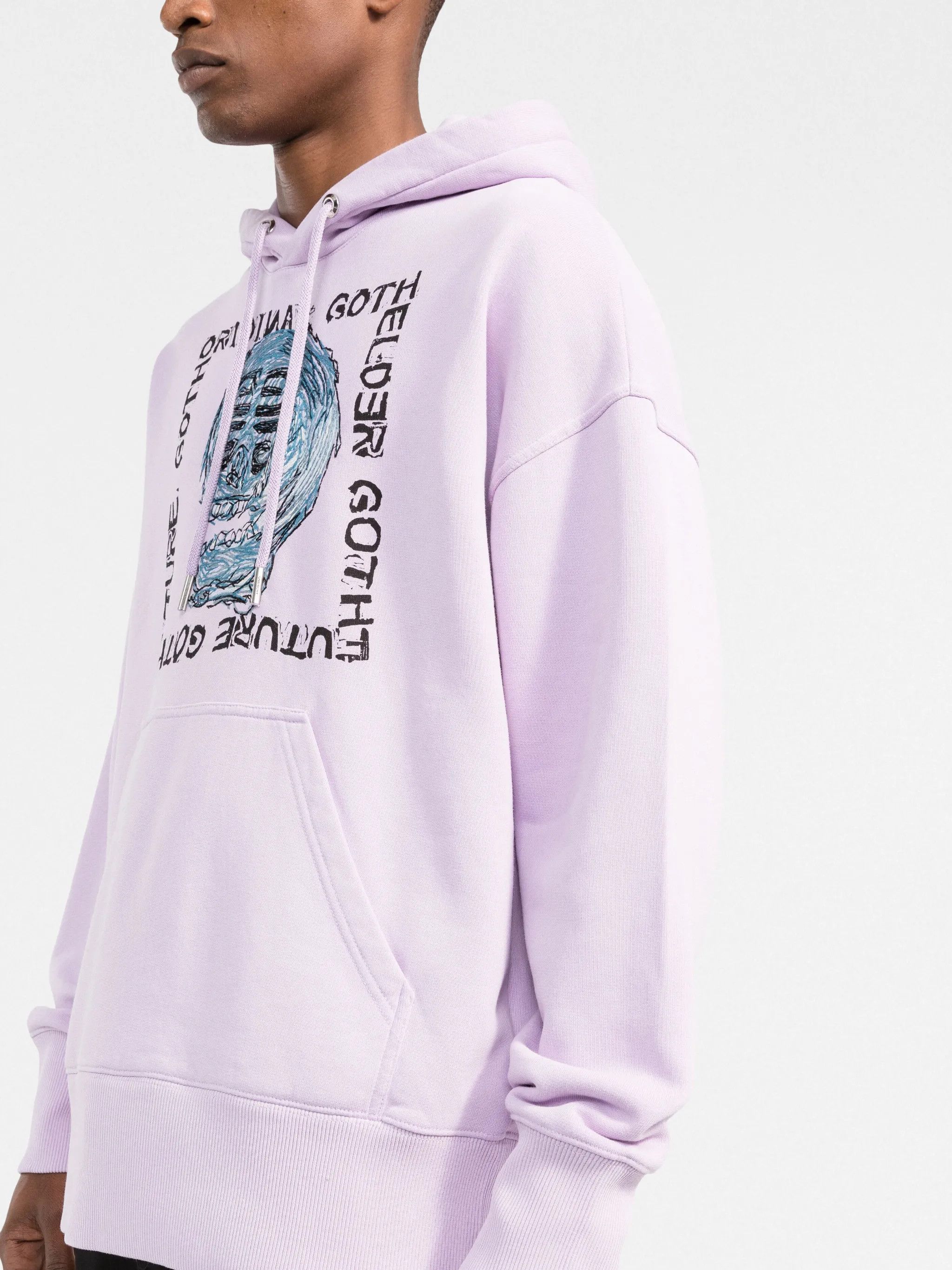Givenchy x Josh Smith Lilac Embroidered 4G Skull Logo Hoodie Size US M / EU 48-50 / 2 - 2 Thumbnail