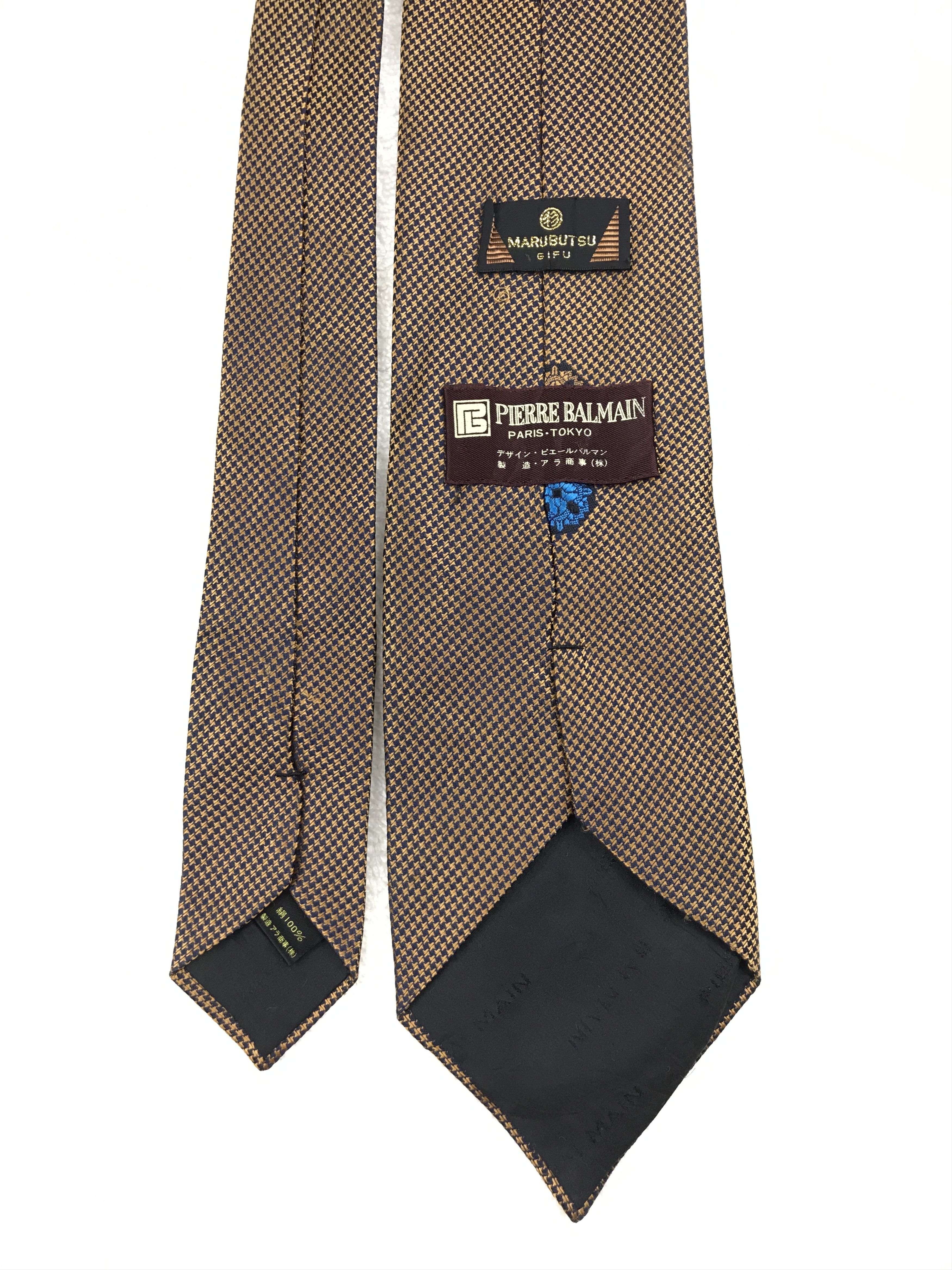 Designer × Pierre Balmain × Vintage Vintage Pierre Balmain Silk Necktie Size ONE SIZE - 4 Thumbnail