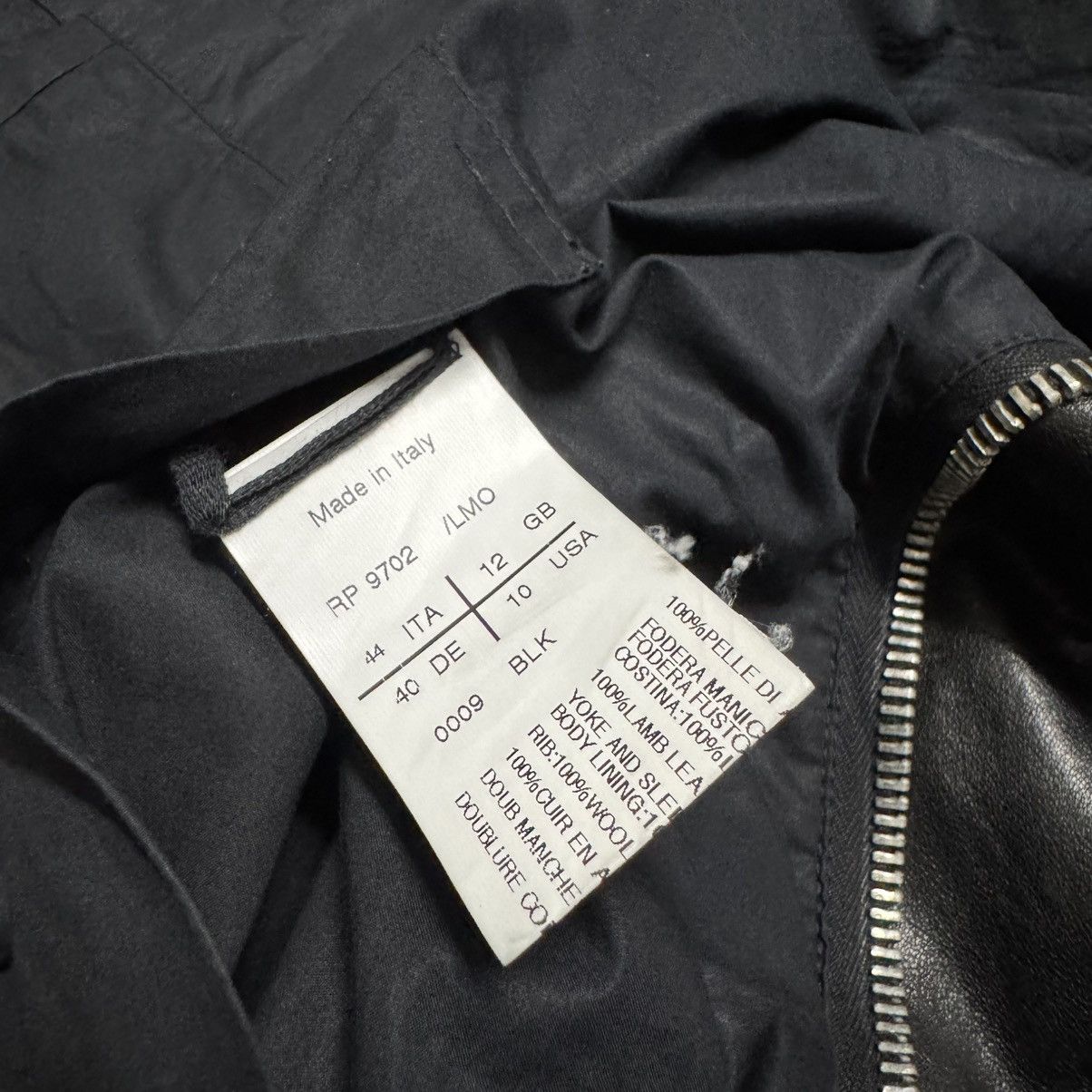 Rick Owens FW2012 'Mountain Fall' Rick Owens Leather Jacket Cropped Size M / US 6-8 / IT 42-44 - 19 Thumbnail