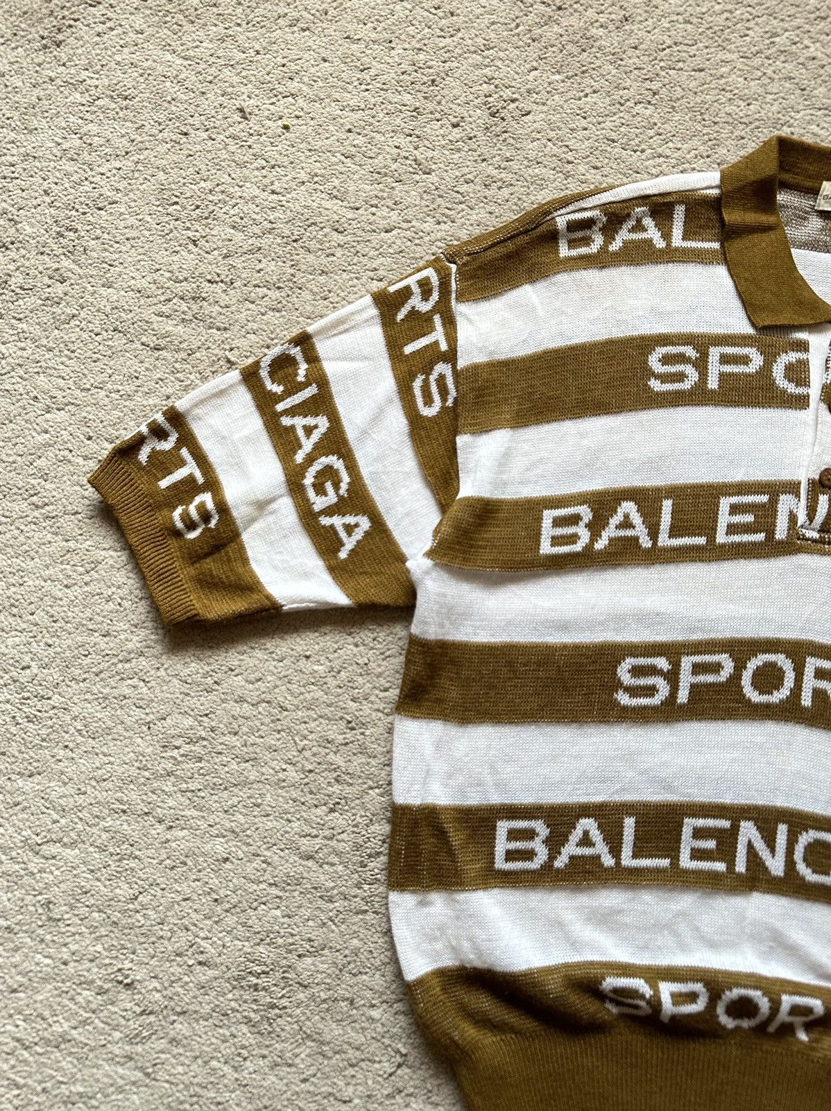 Balenciaga 1990s Balenciaga Knitted Polo Shirts Size US M / EU 48-50 / 2 - 4 Thumbnail
