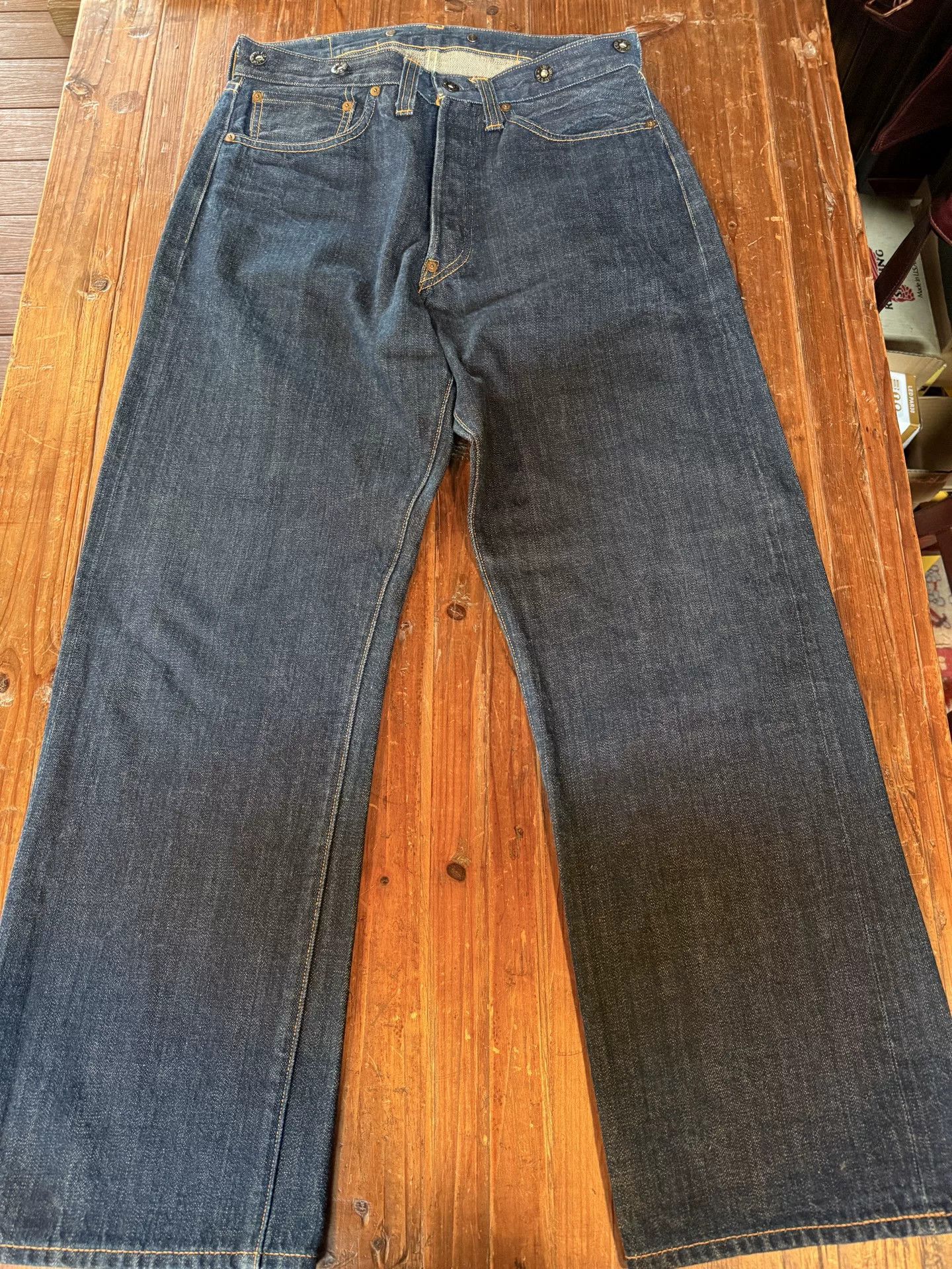 LVC LVC 201 555 Factory Copper Button Selvedge Size US 32 / EU 48 - 1 Thumbnail
