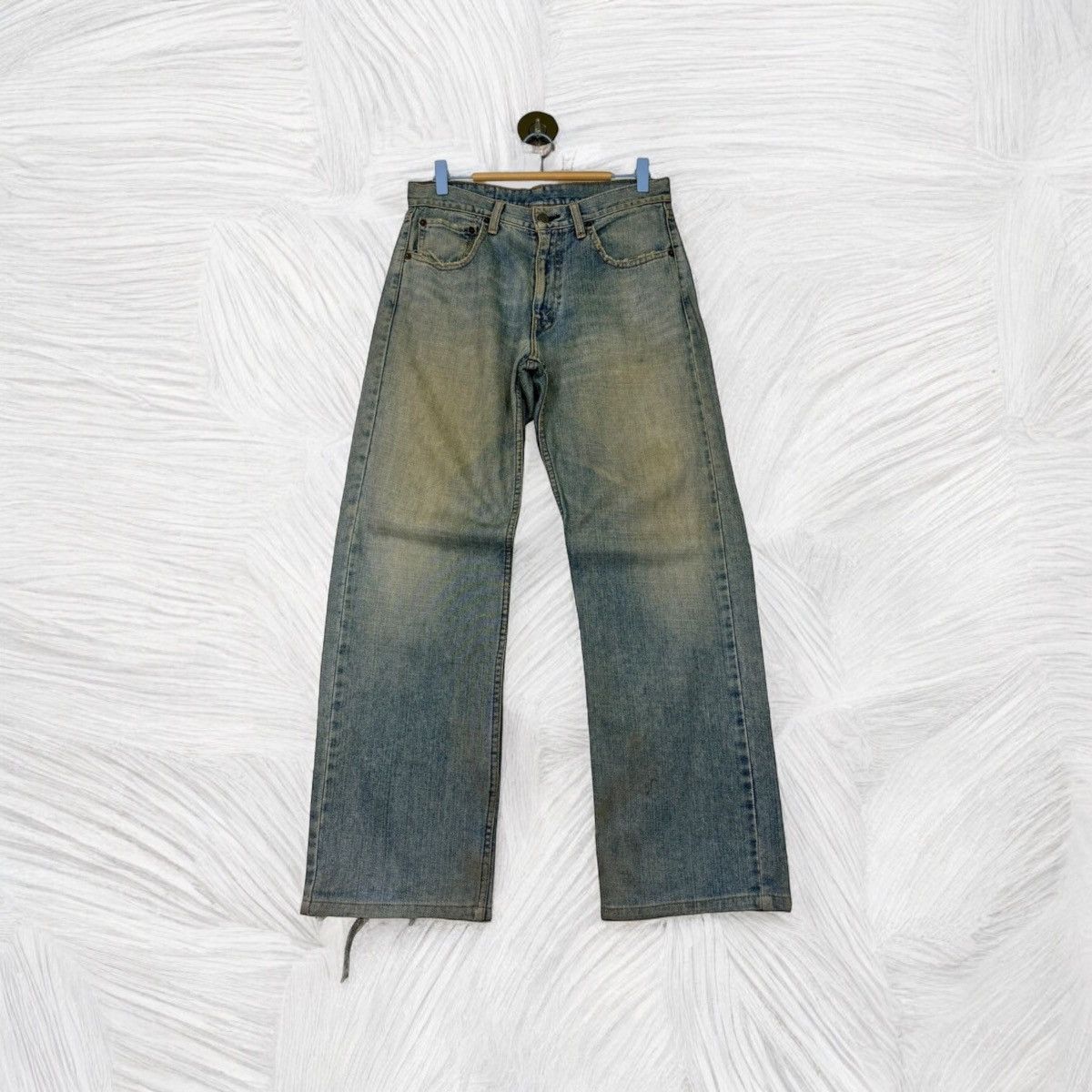 Le Grande Bleu (L.G.B.) × Levi's VINTAGE LEVIS 534 MUD WASH DISTRESSED JEANS Size US 30 / EU 46 - 1 Thumbnail